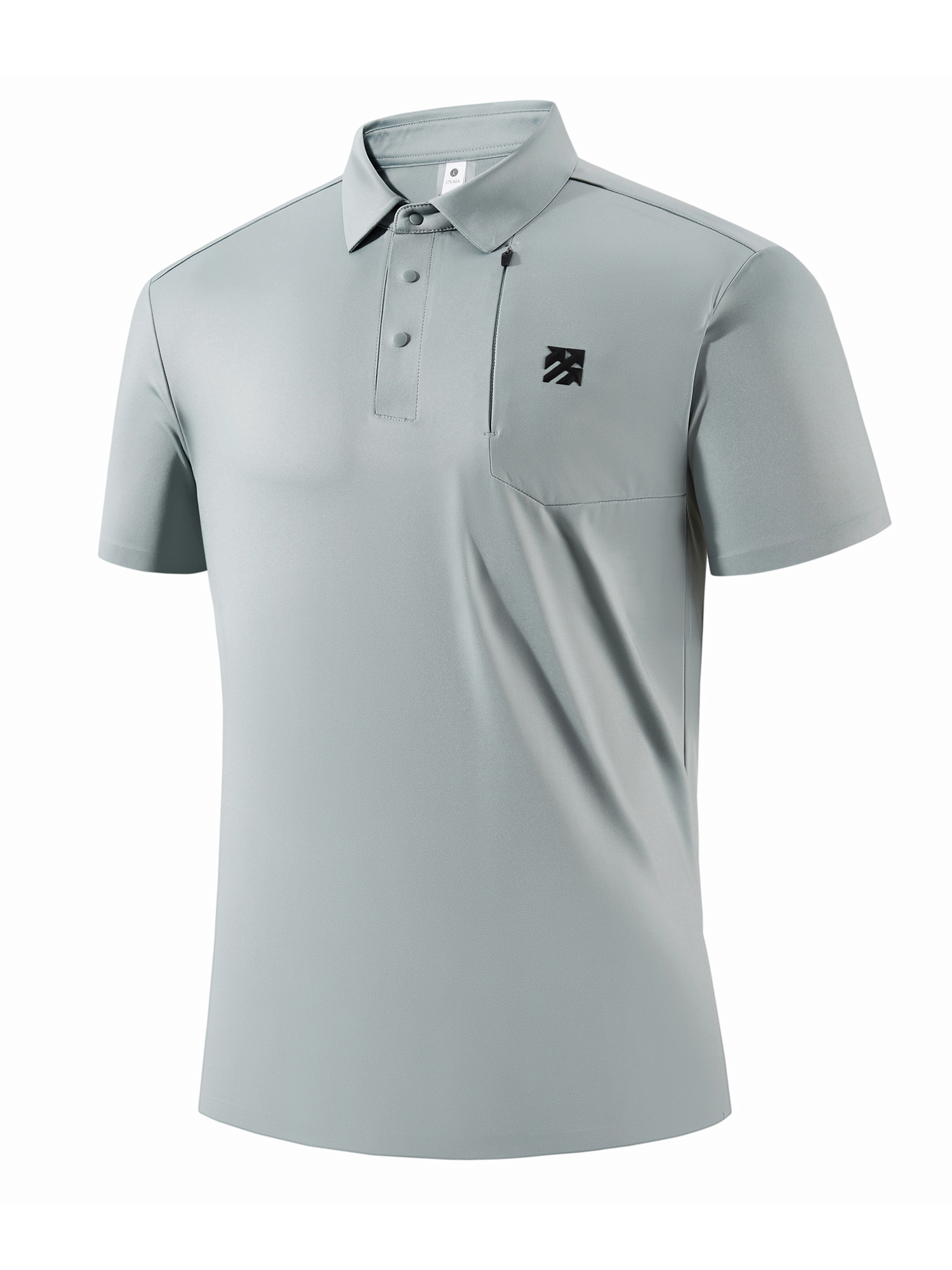Senbwl Men's Ice Silk Roma Seamless Polo Shirts