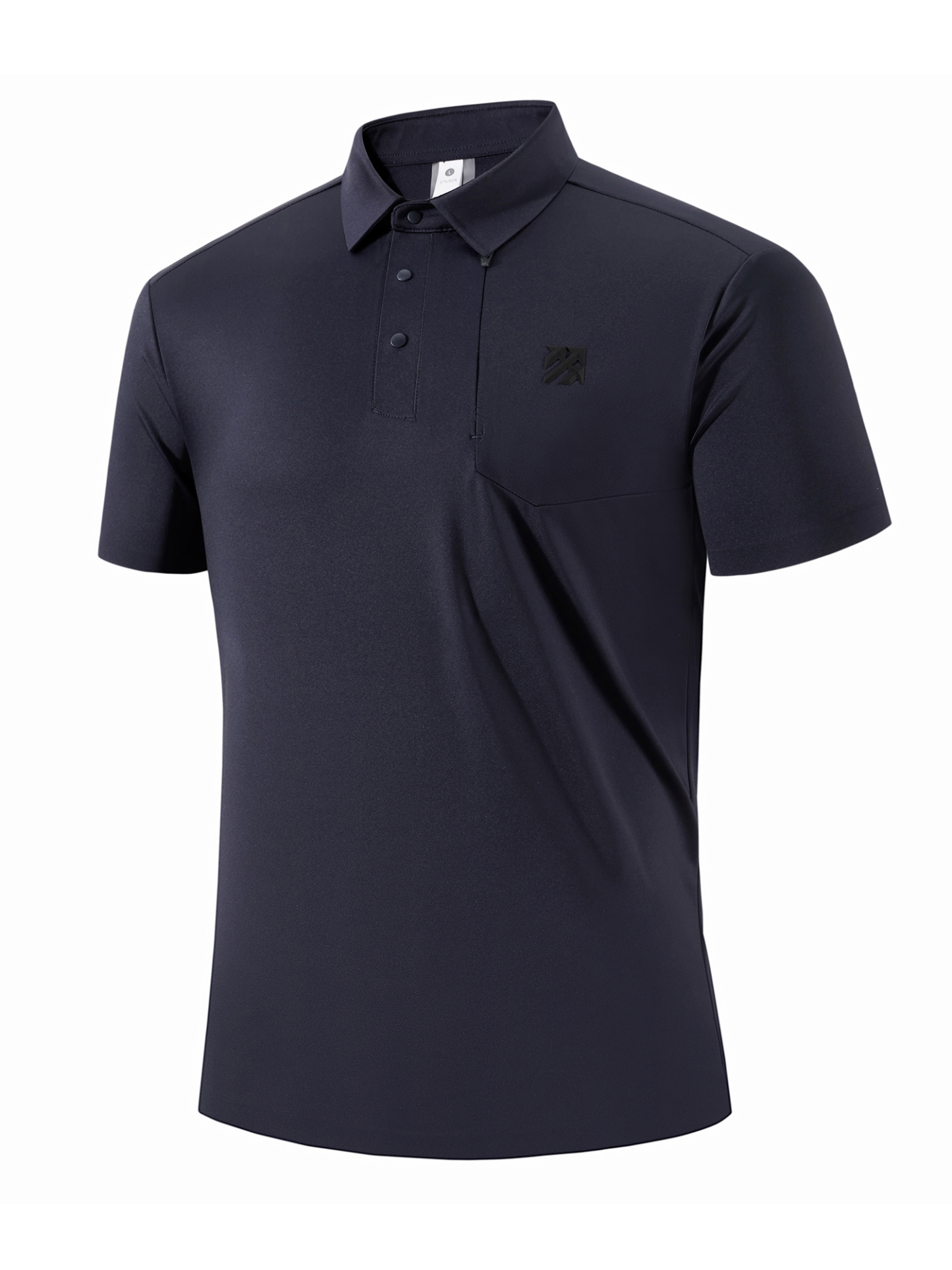 Senbwl Men's Ice Silk Roma Seamless Polo Shirts
