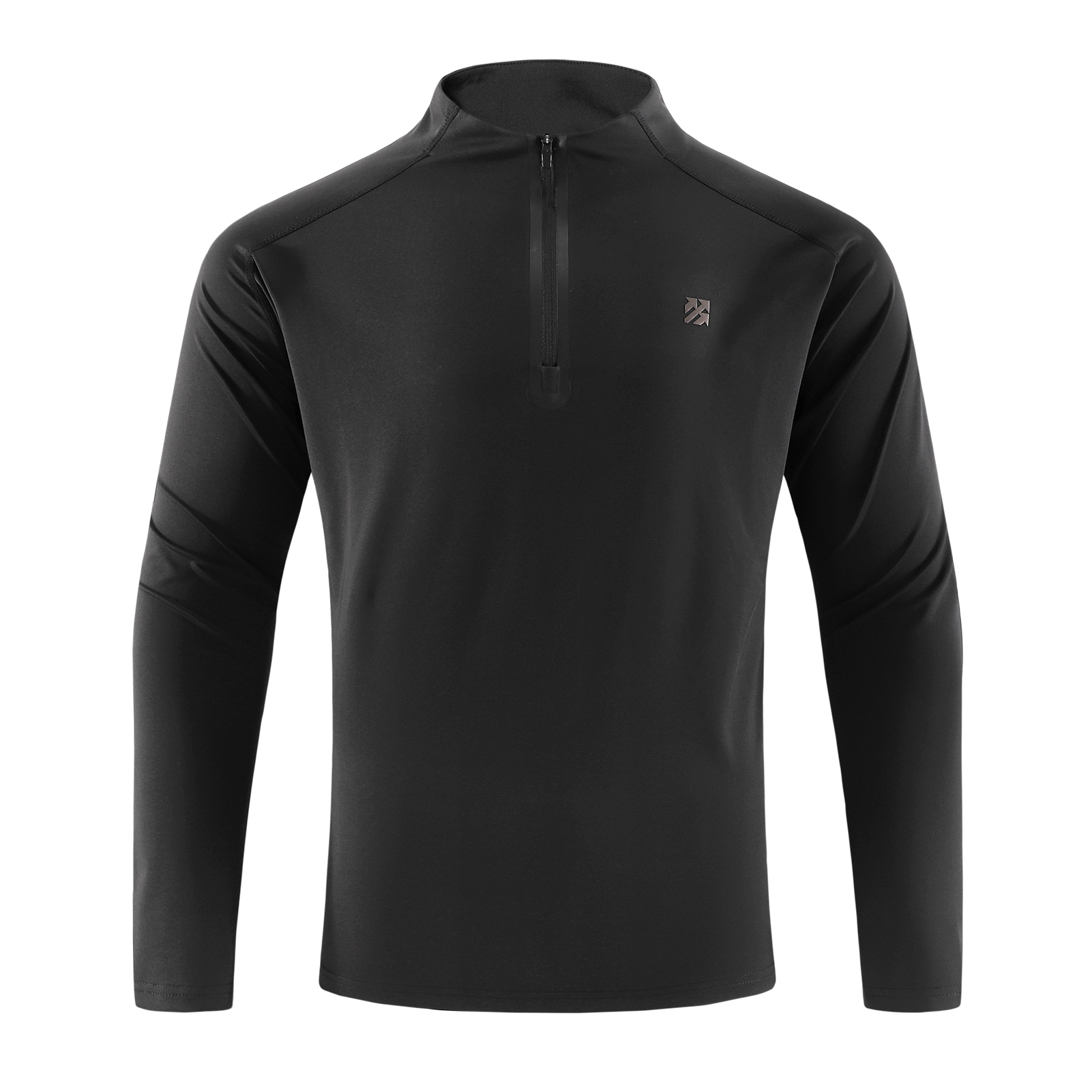 黒　180cm×50 Quarter-Zip Sweater - Black | October's Very Own
