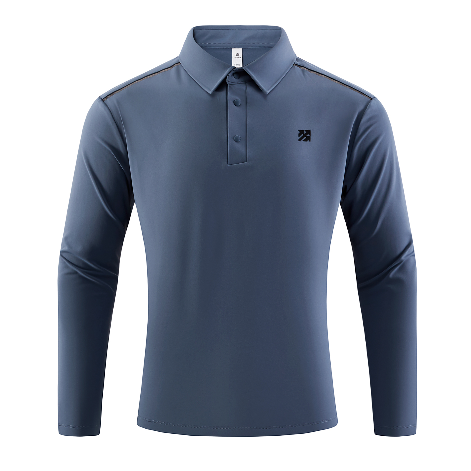 Senbwl Men's Brushed Long Sleeve Polo Shirts -Senbwl Sports