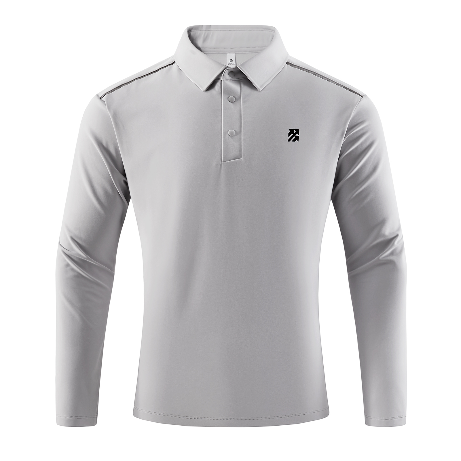 Senbwl Men's Brushed Long Sleeve Polo Shirts