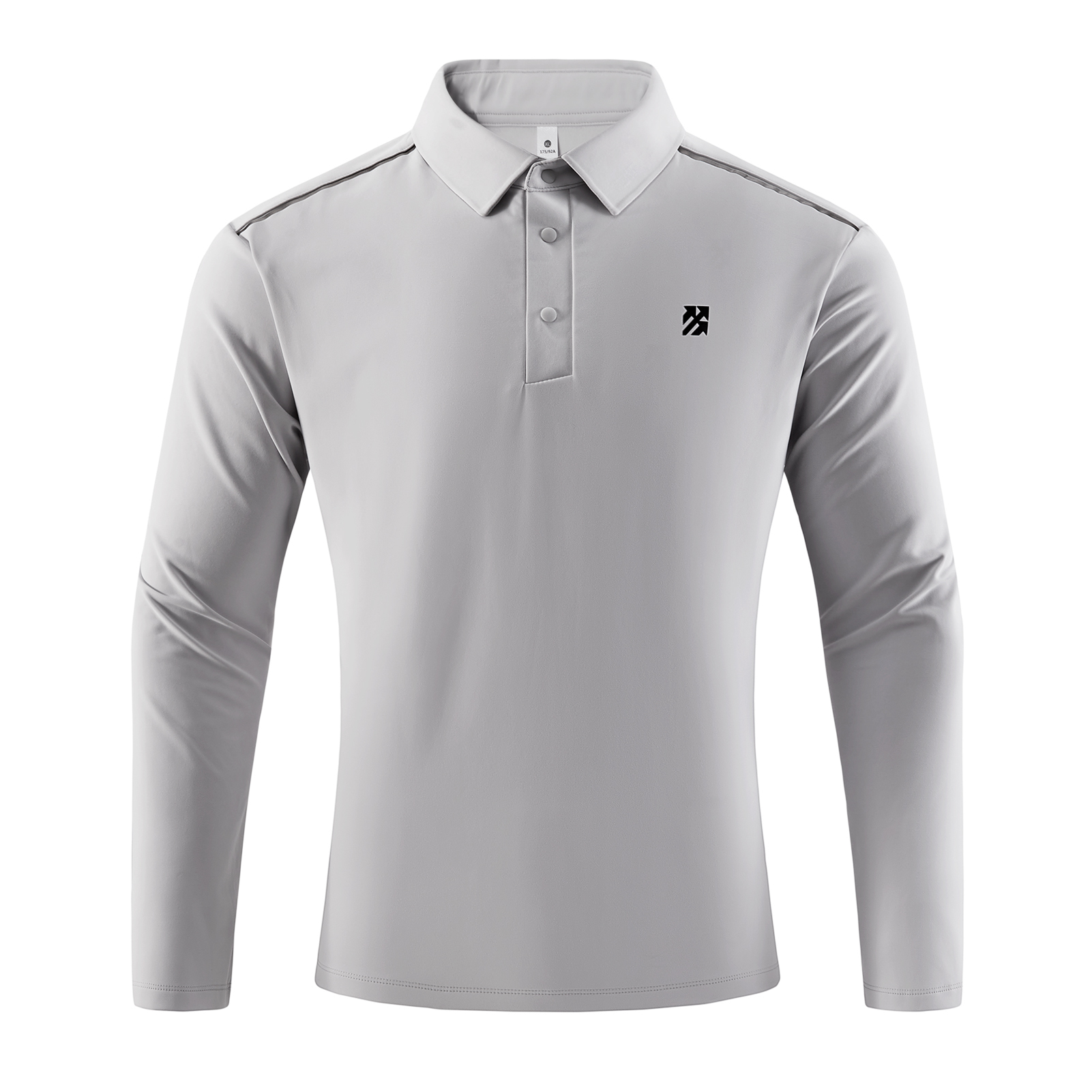 Senbwl Men's Brushed Long Sleeve Polo Shirts -Senbwl Sports