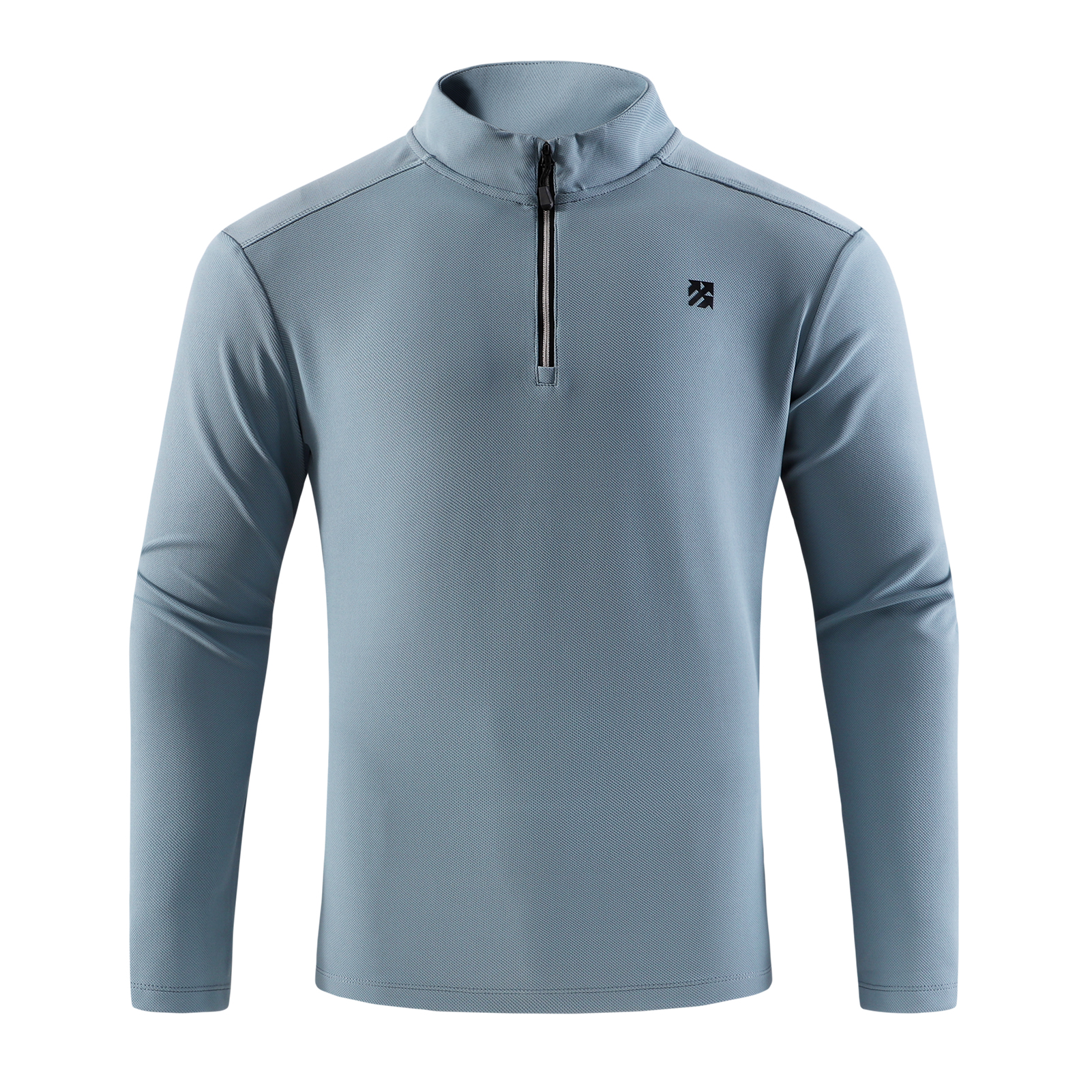 Senbwl Men's Quarter Zip Neck Pullover High Stretch