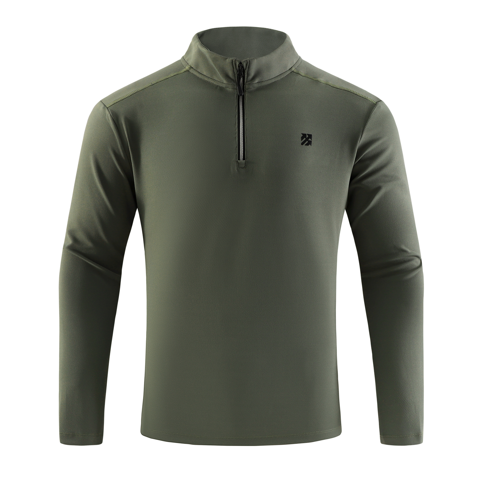 Senbwl Men's Quarter Zip Neck Pullover High Stretch-Senbwl Sports