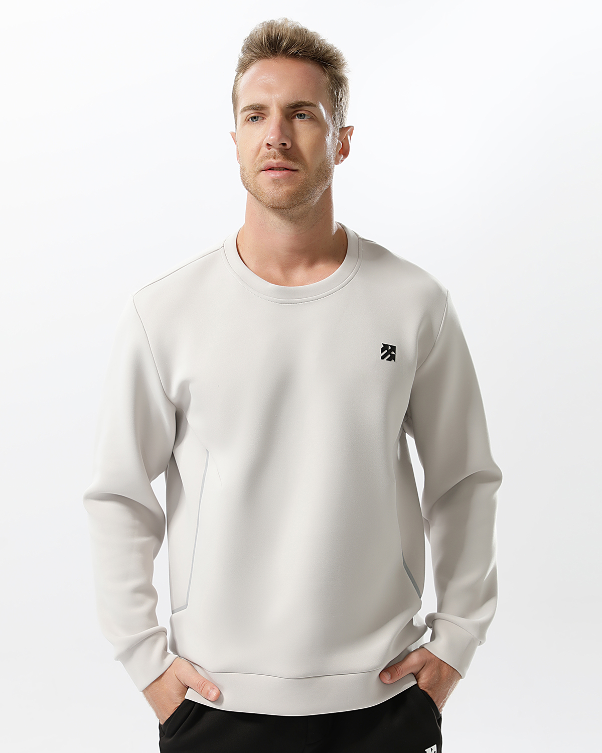 Senbwl Men's Moisture Wicking Crewneck Sweatshirts-Senbwl Sports
