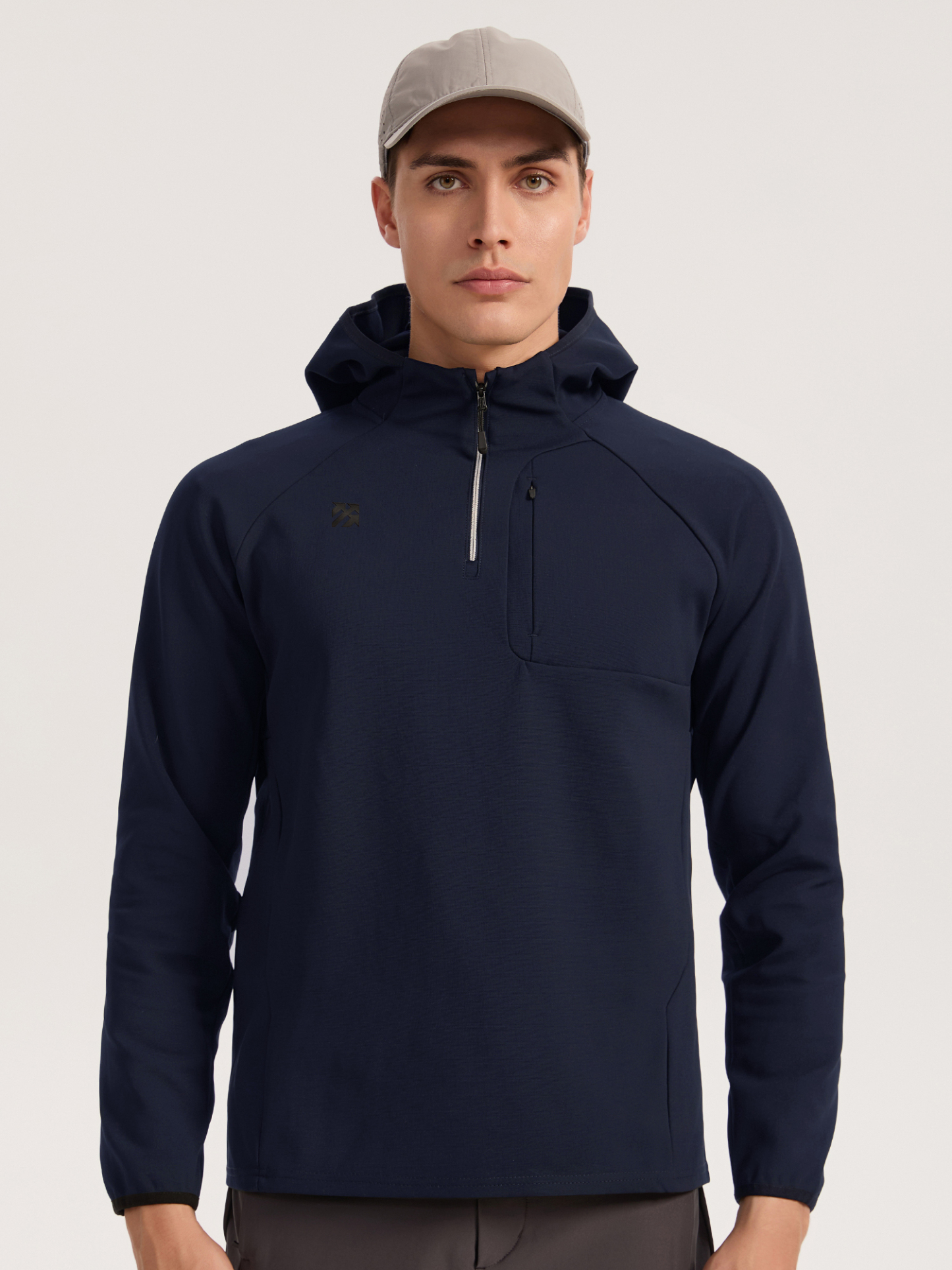 Senbwl Outdoor Hoodie Hooded Quarter Zip Sweatshirt High-Stretch Durable -Senbwl Sports