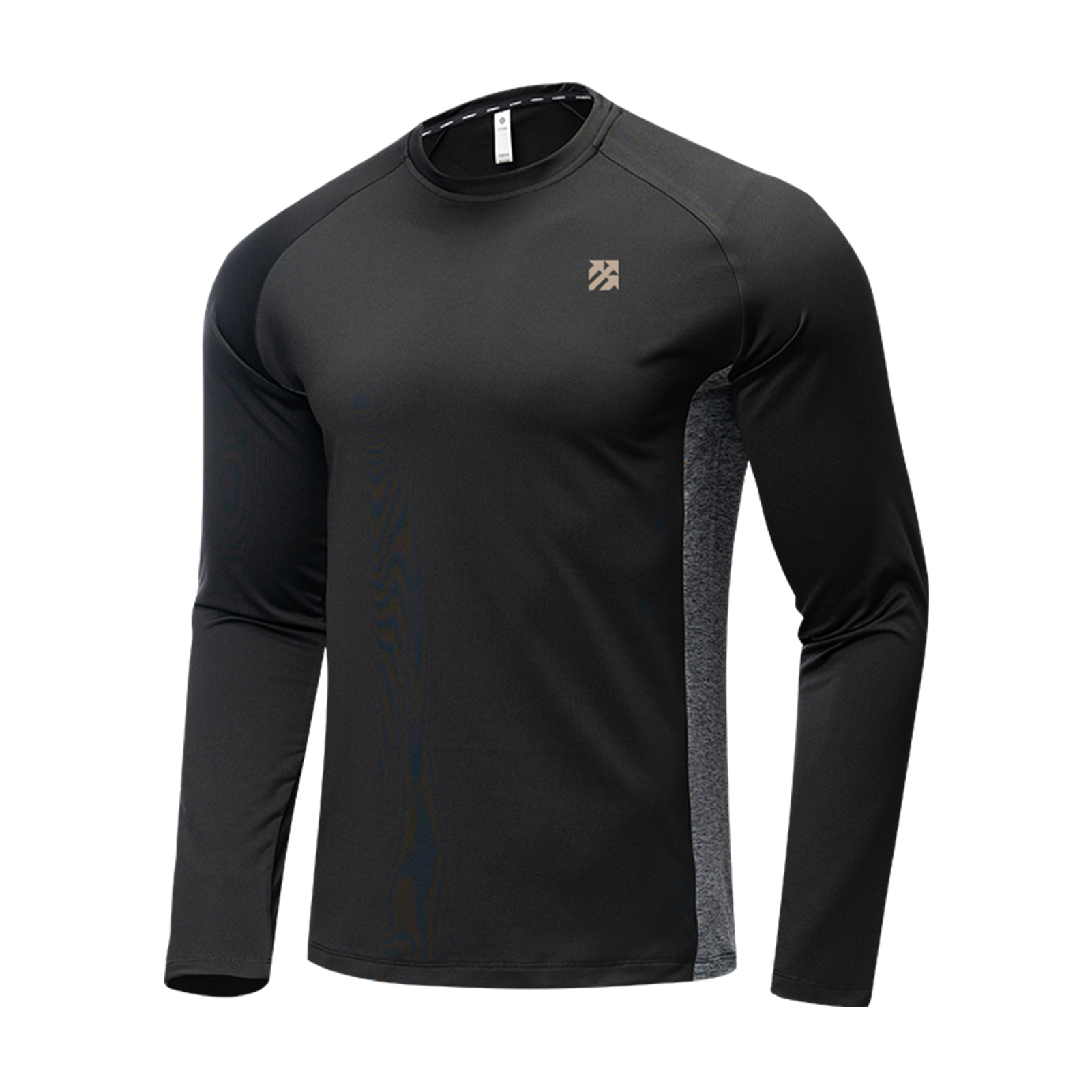 Senbwl Men's Brushed Moisture-Wicking Long Sleeve T-Shirt -Senbwl Sports
