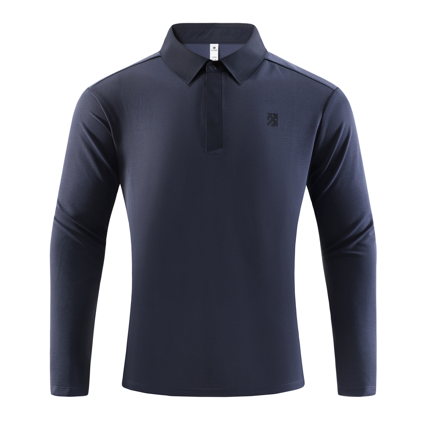 Senbwl Men's Brushed High Stretch Long Sleeve Polo Shirt-Senbwl Sports