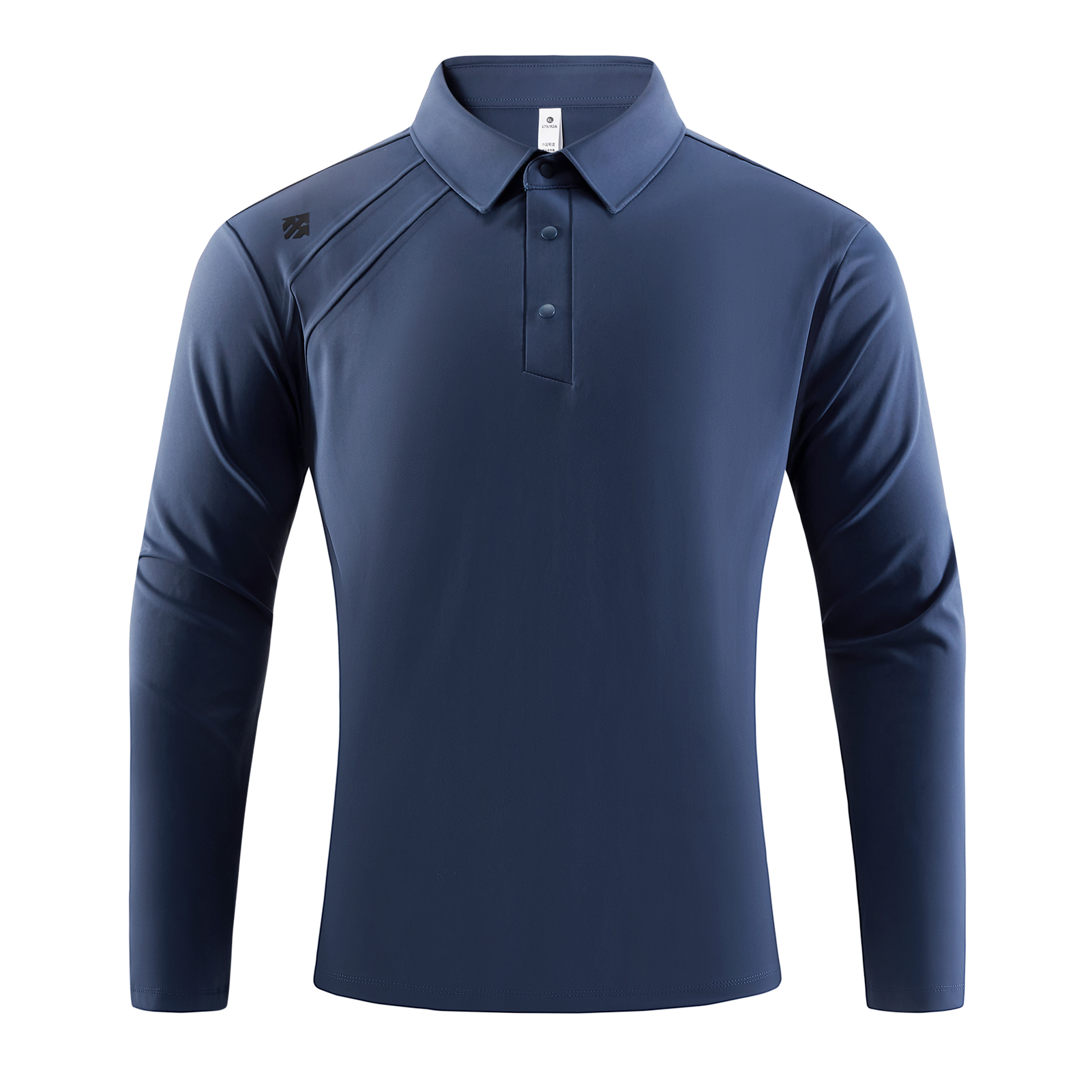 Senbwl Men's Long Sleeve Golf Polo Shirt-Senbwl Sports