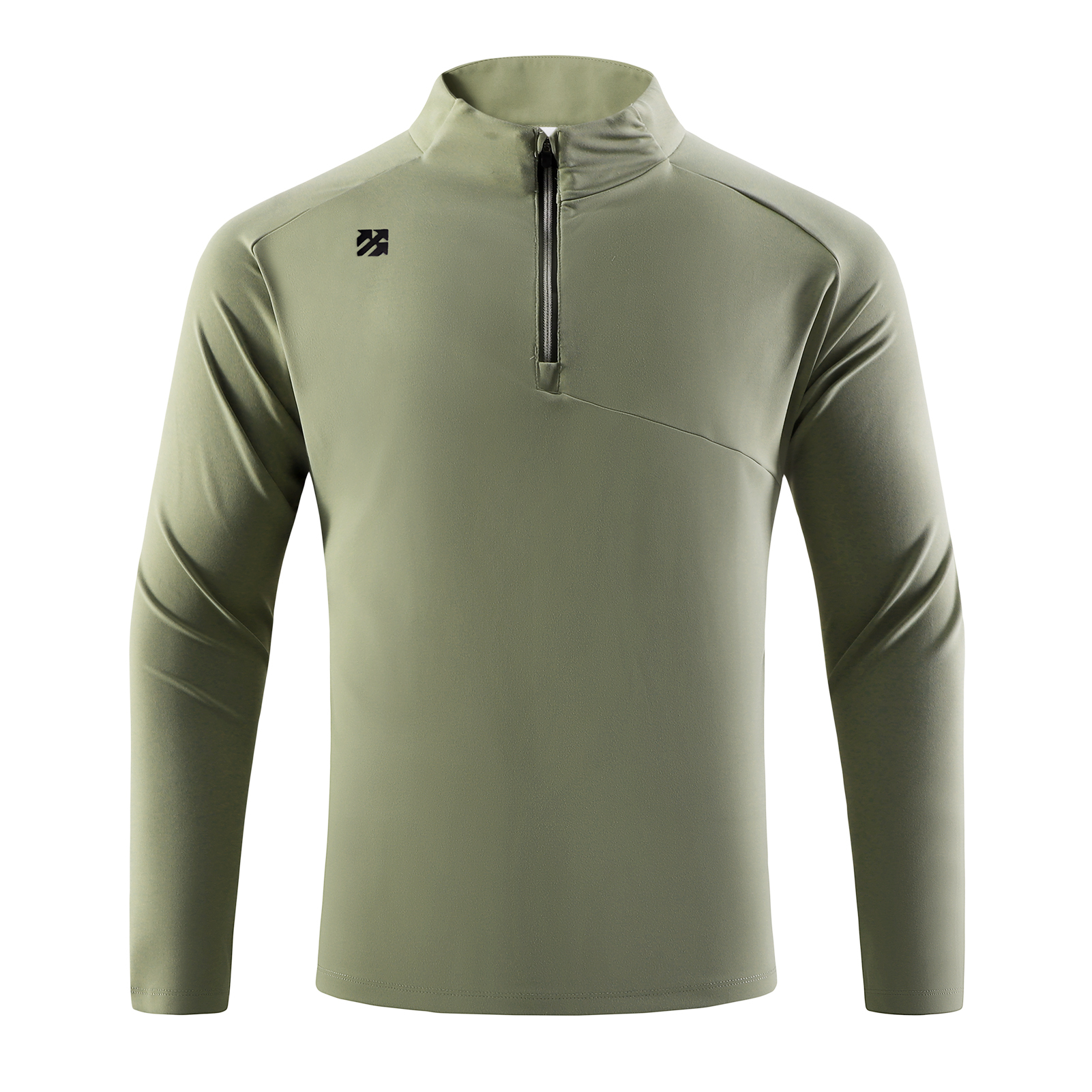Senbwl Men's Double-Sided Brushed Quarter Zip Pullover-Senbwl Sports
