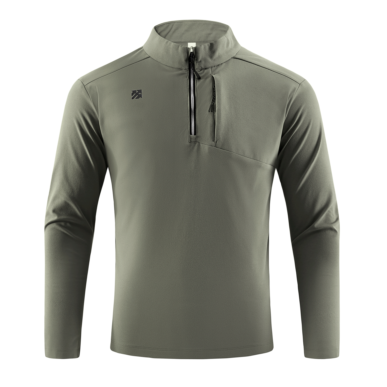 Senbwl Men's Outdoor & Sports Quarter Zip Pullover Non-Spandex Stretch Fabric -Senbwl Sports