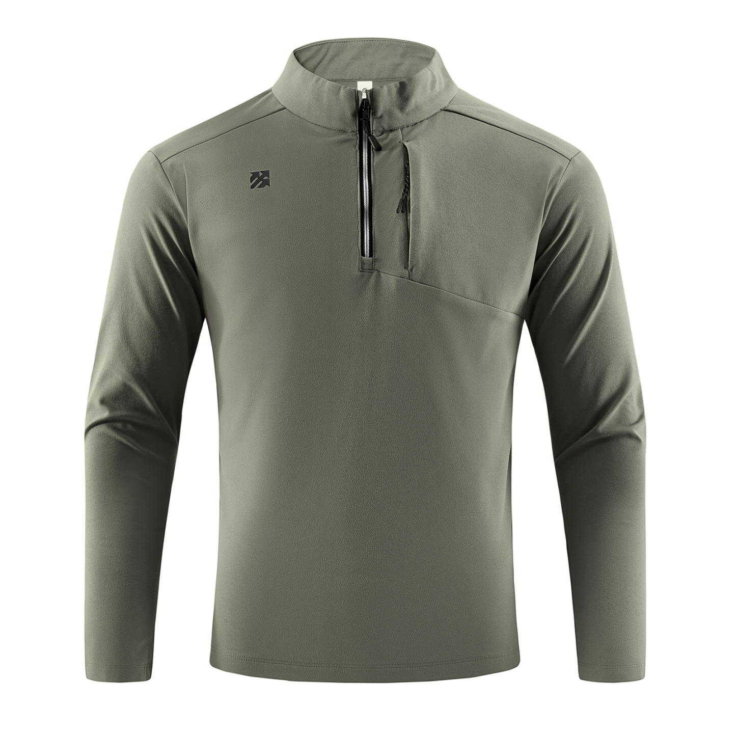 Senbwl Men's Outdoor & Sports Quarter Zip Pullover Non-Spandex Stretch Fabric -Senbwl Sports