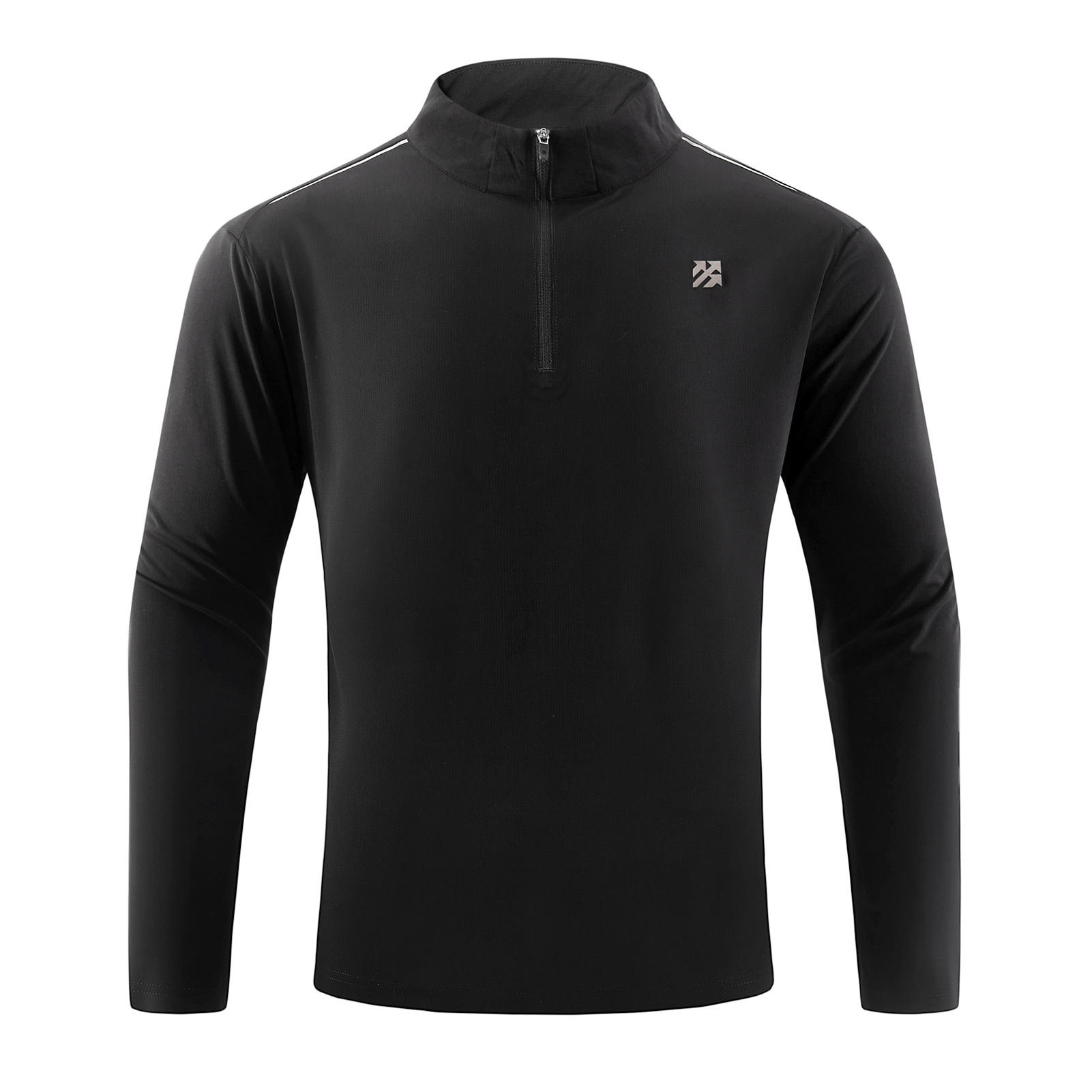 Senbwl Men's None-Spandex Stretch Quarter Zip Sports Pullover-Senbwl Sports