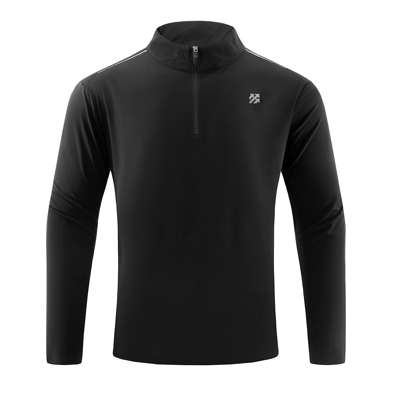 Senbwl Men's None-Spandex Stretch Quarter Zip Sports Pullover-Senbwl Sports