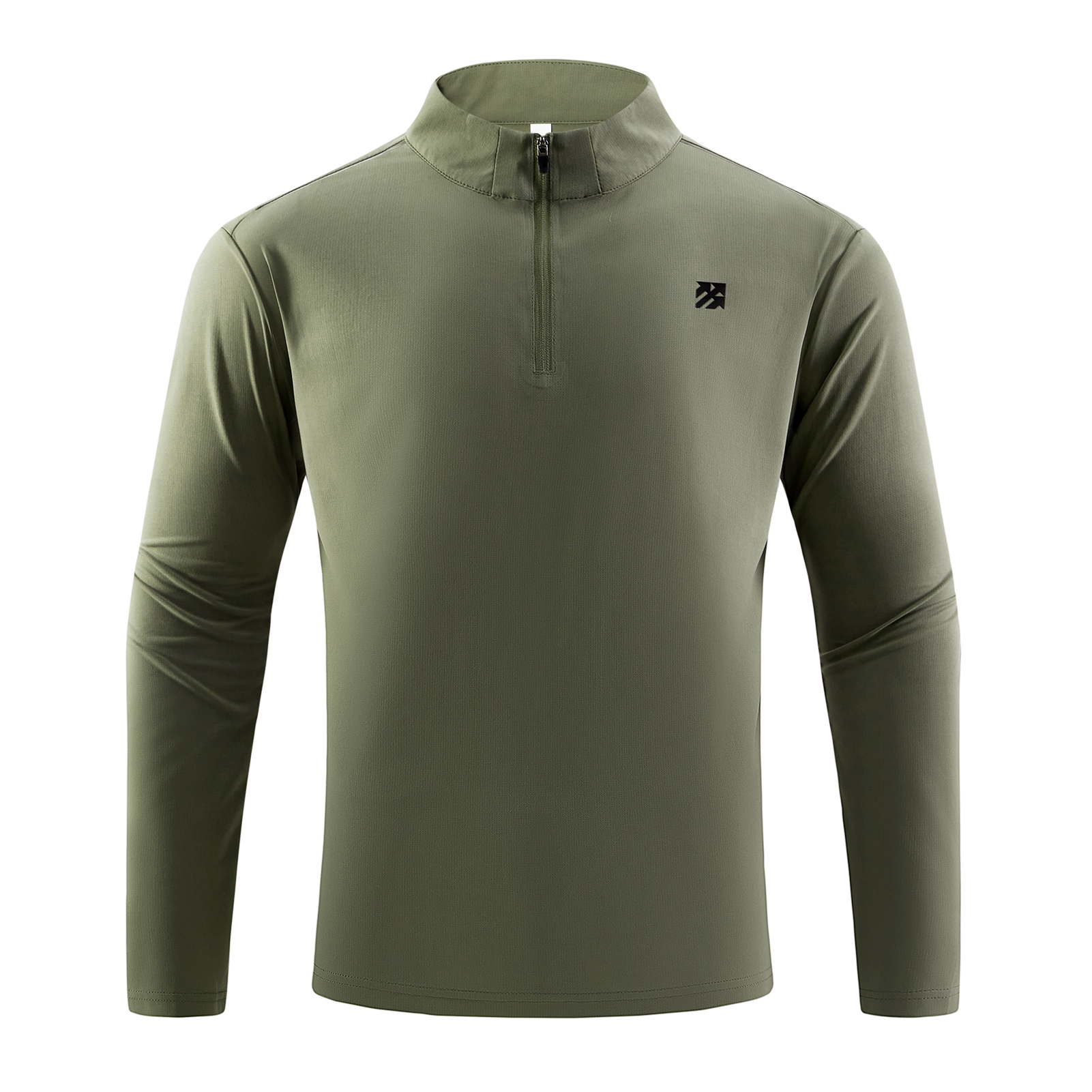 Senbwl Men's None-Spandex Stretch Quarter Zip Sports Pullover-Senbwl Sports