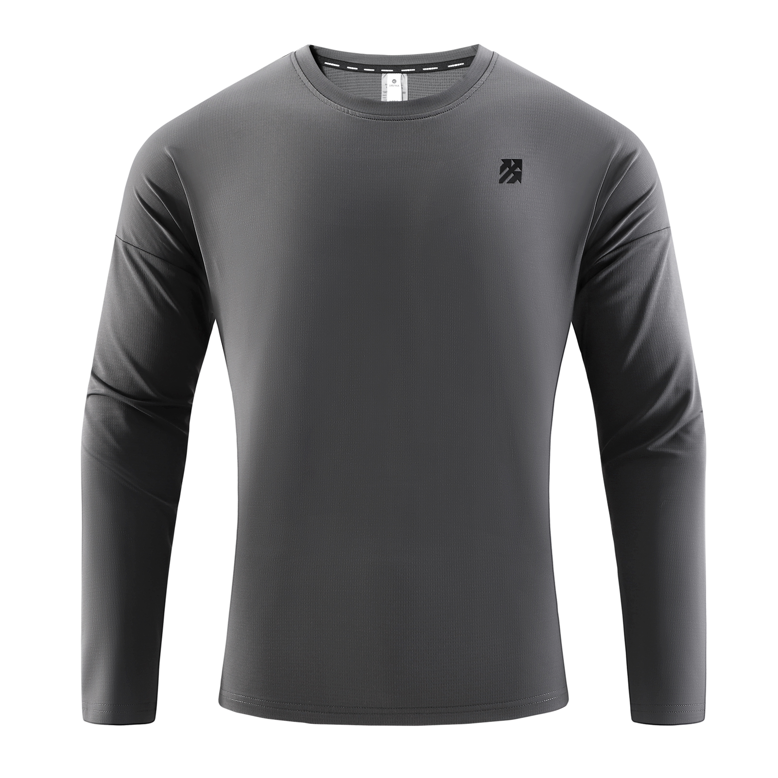 Senbwl Men's Long Sleeve T-Shirt Grid Fleece-Senbwl Sports