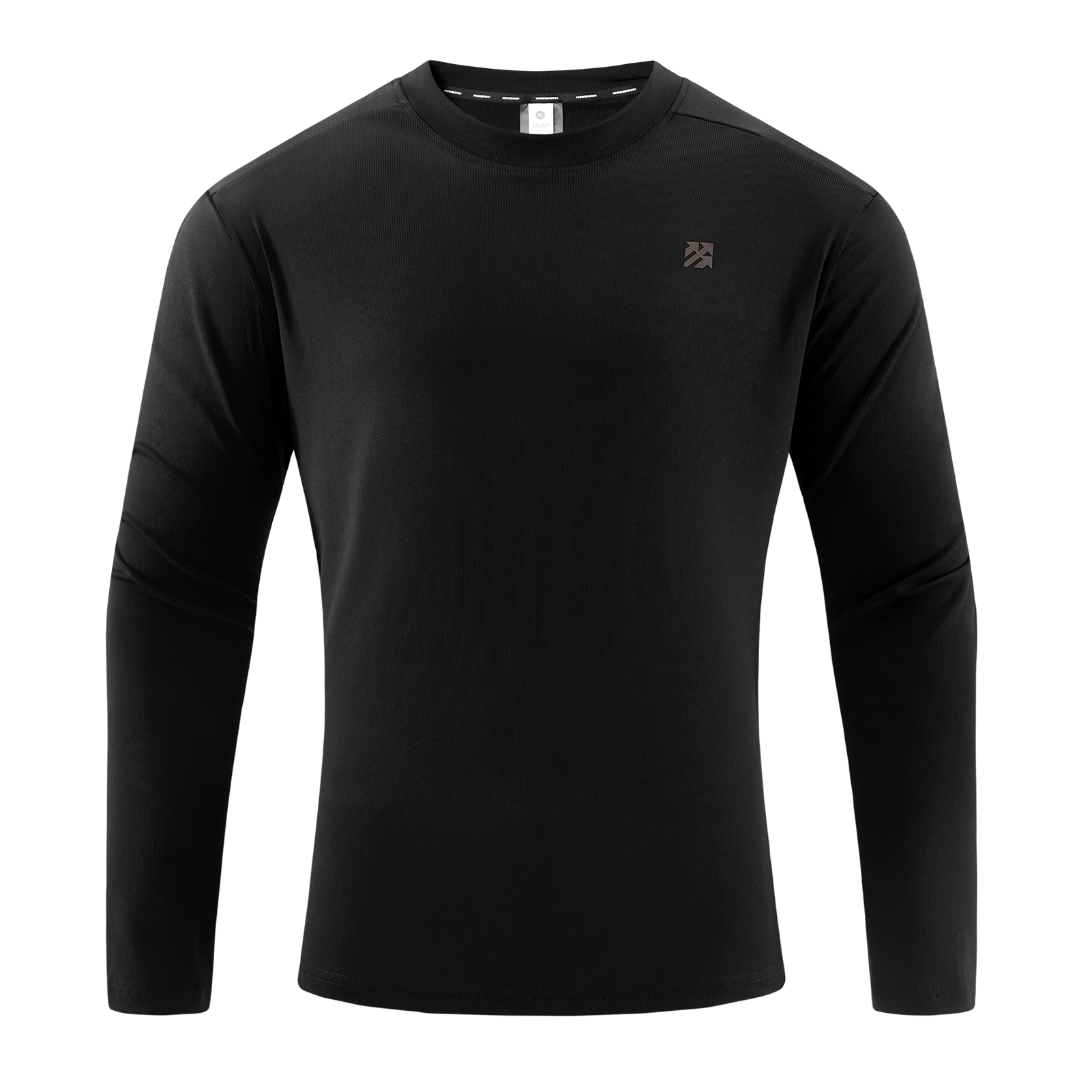 Senbwl Men's Ribbed Moisture-Wicking Long Sleeve T-Shirt -Senbwl Sports