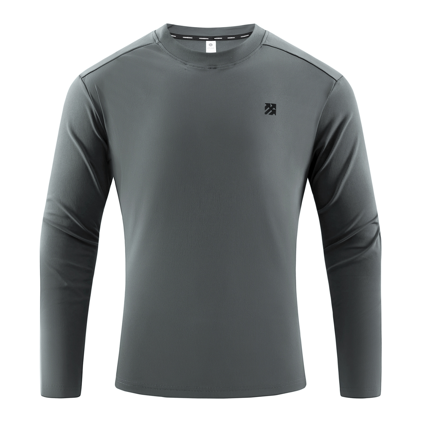 Senbwl Men's Ribbed Moisture-Wicking Long Sleeve T-Shirt -Senbwl Sports