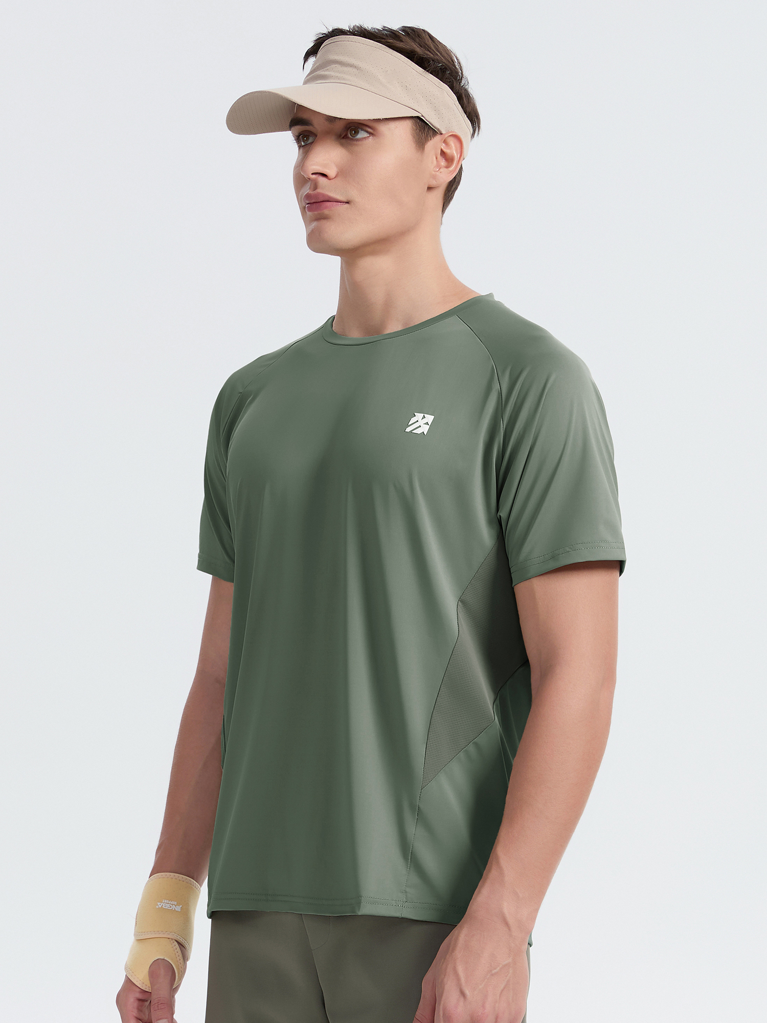 Senbwl Men's 5A Antimicrobial Padel T-Shirt Pinhole Stitching