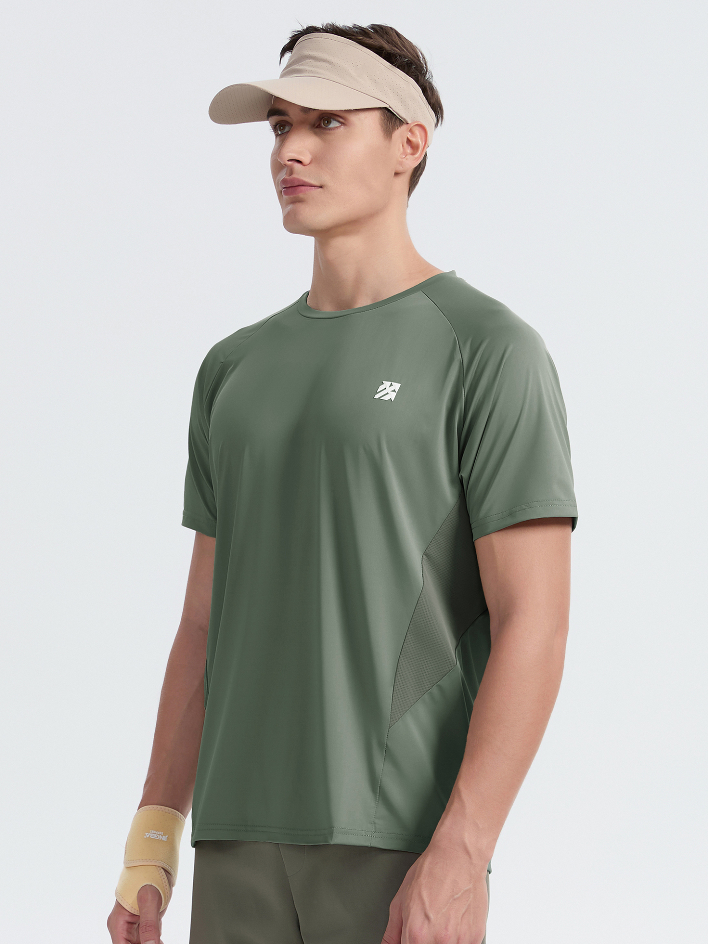 Senbwl Men's 5A Antimicrobial Padel T-Shirt Pinhole Stitching