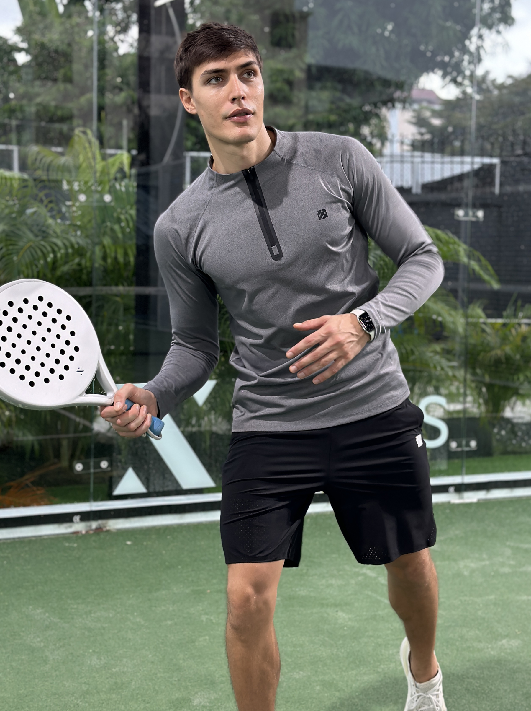 Senbwl Men's Moisture Wicking Quarter Zip Pullover