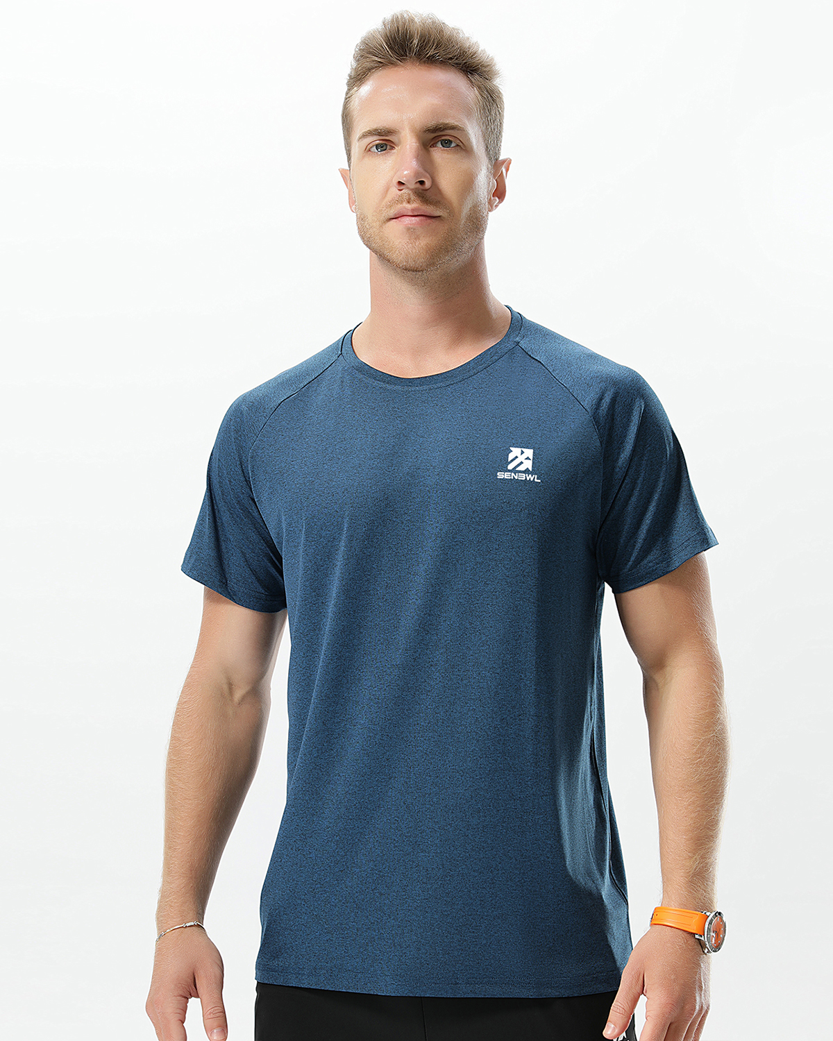 Senbwl Men's Breathable Cationic Sports T-Shirt-Senbwl Sports