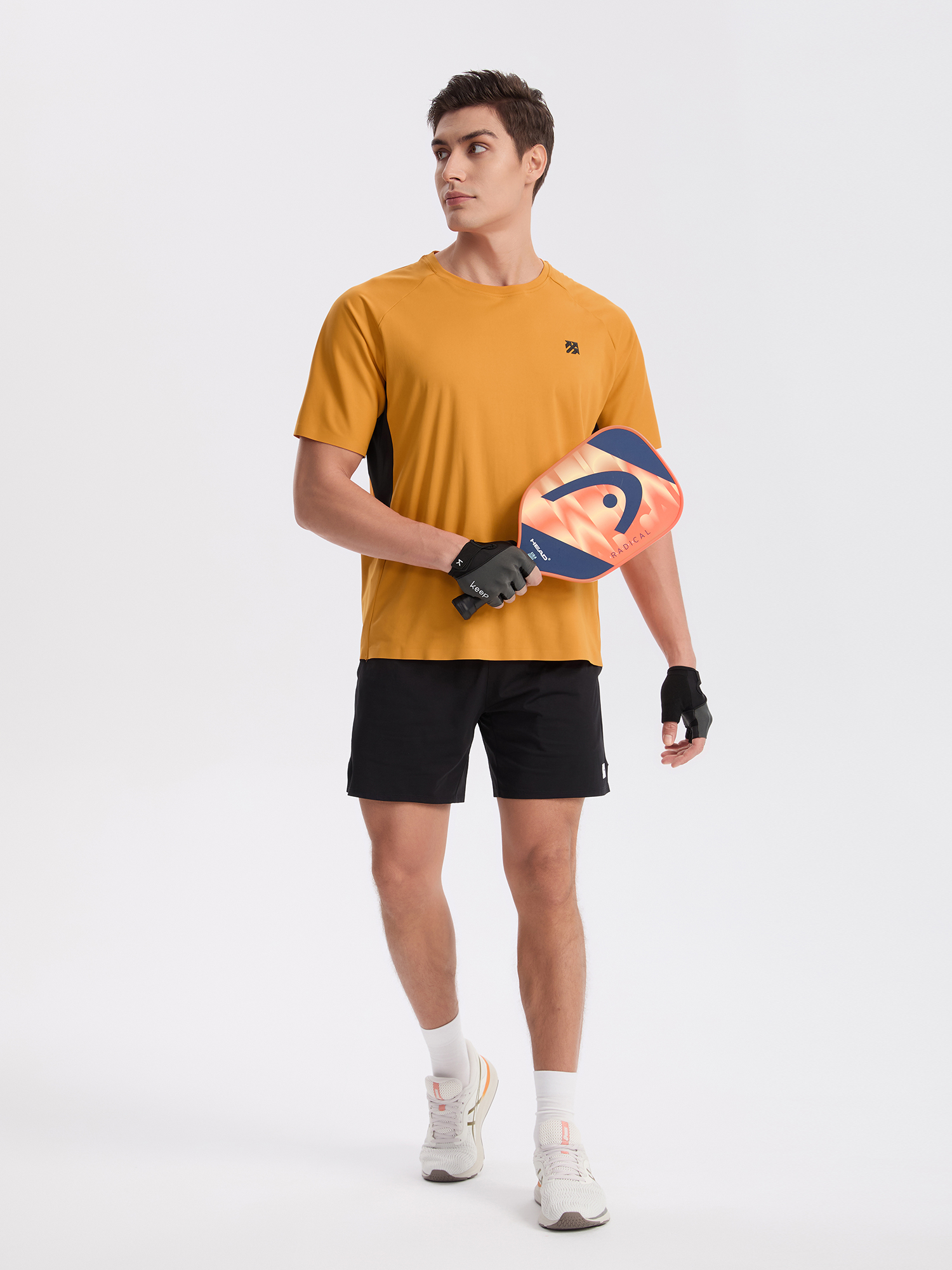Senbwl Men's Seamless Padel T-Shirt Moisture-Wicking