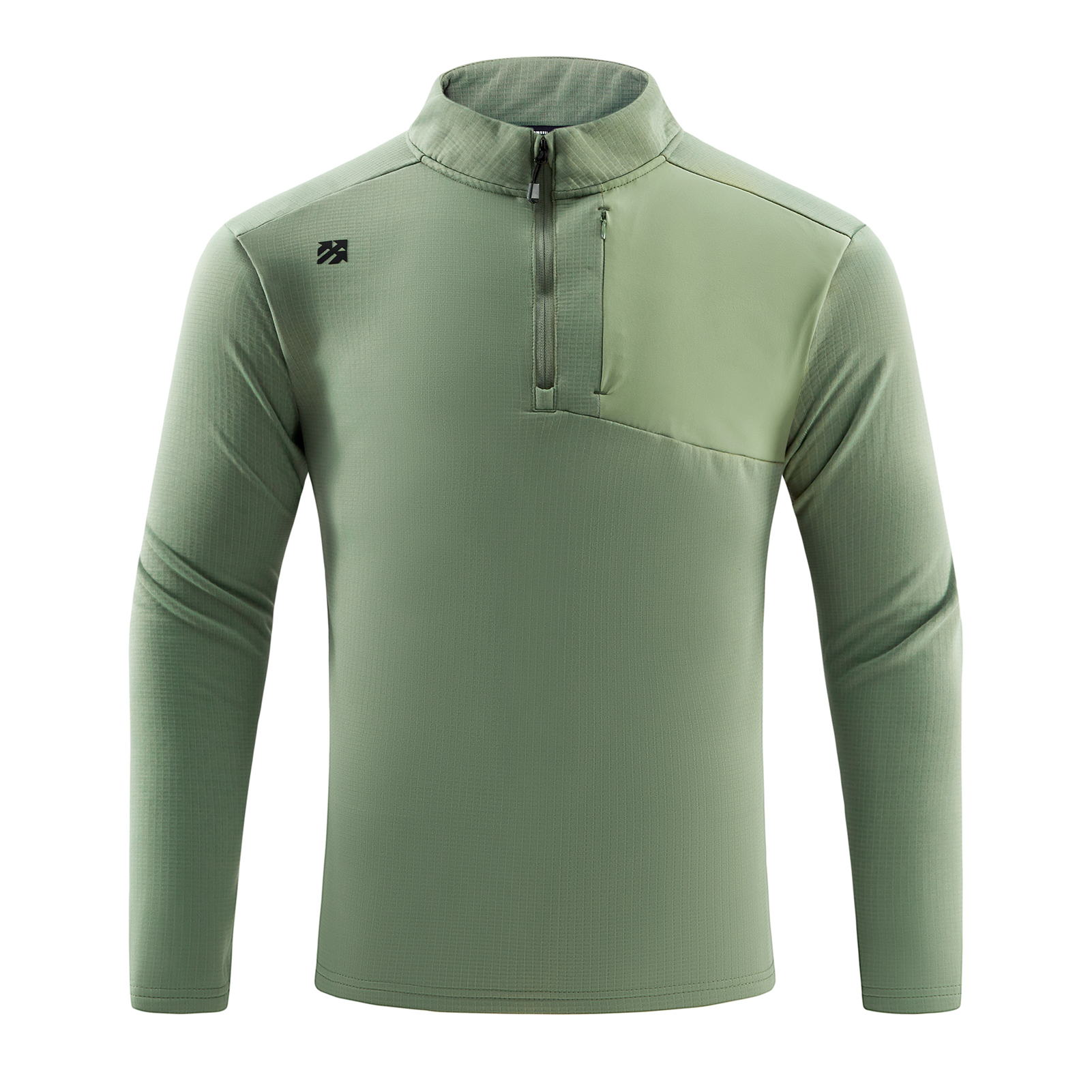 Senbwl Men's Quarter Zip Reversed Integrated Fleece Pullover -Senbwl Sports