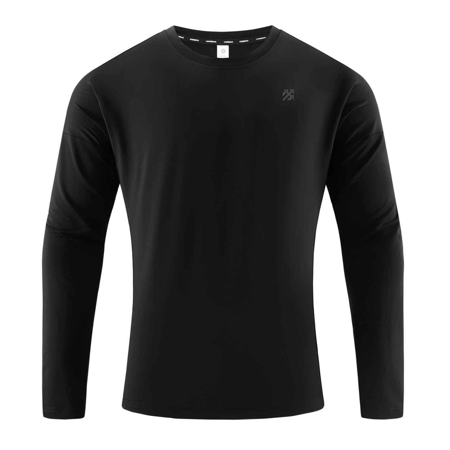 Senbwl Men's Long Sleeve T-Shirt Grid Fleece-Senbwl Sports