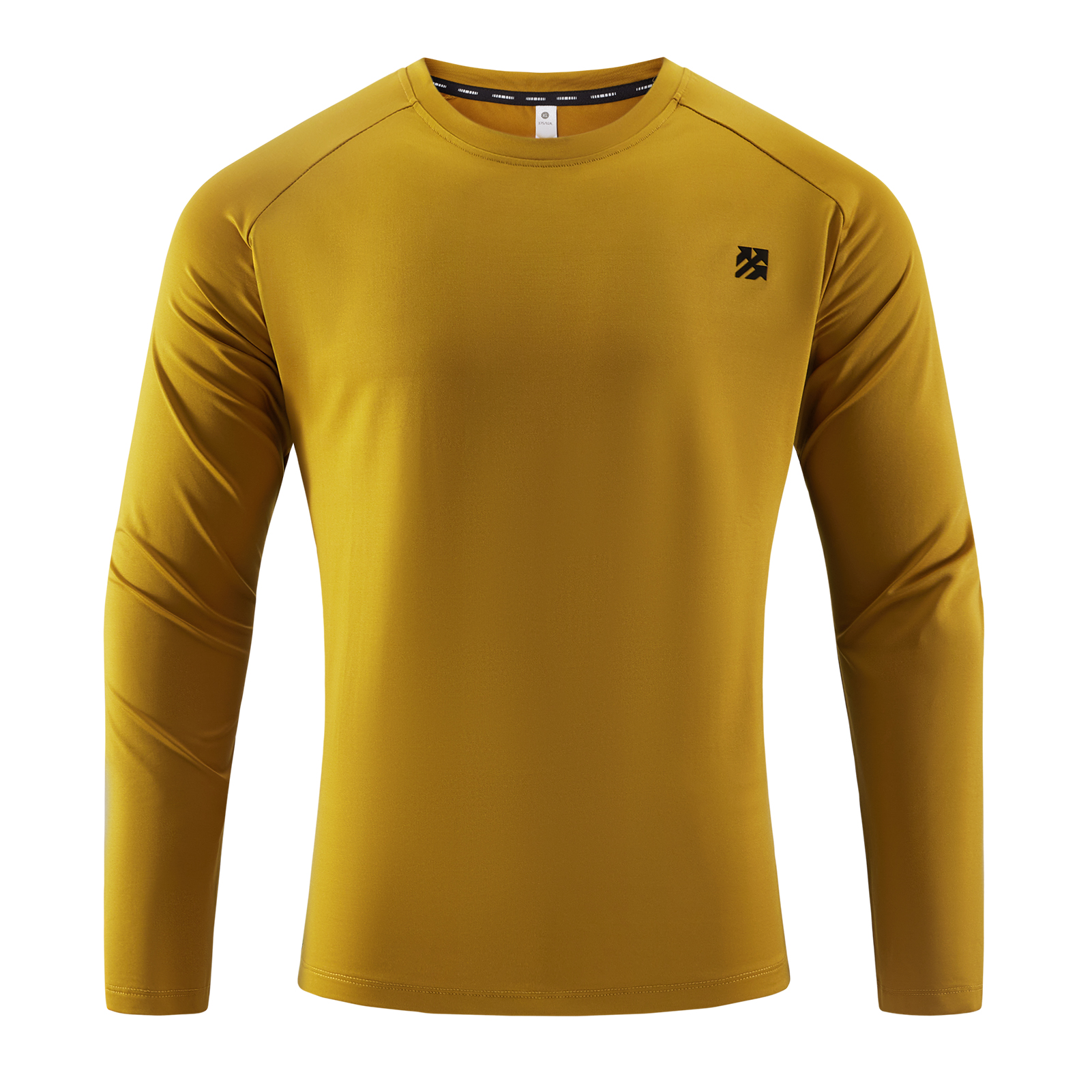 Senbwl Men's Brushed Moisture-Wicking Long Sleeve T-Shirt -Senbwl Sports