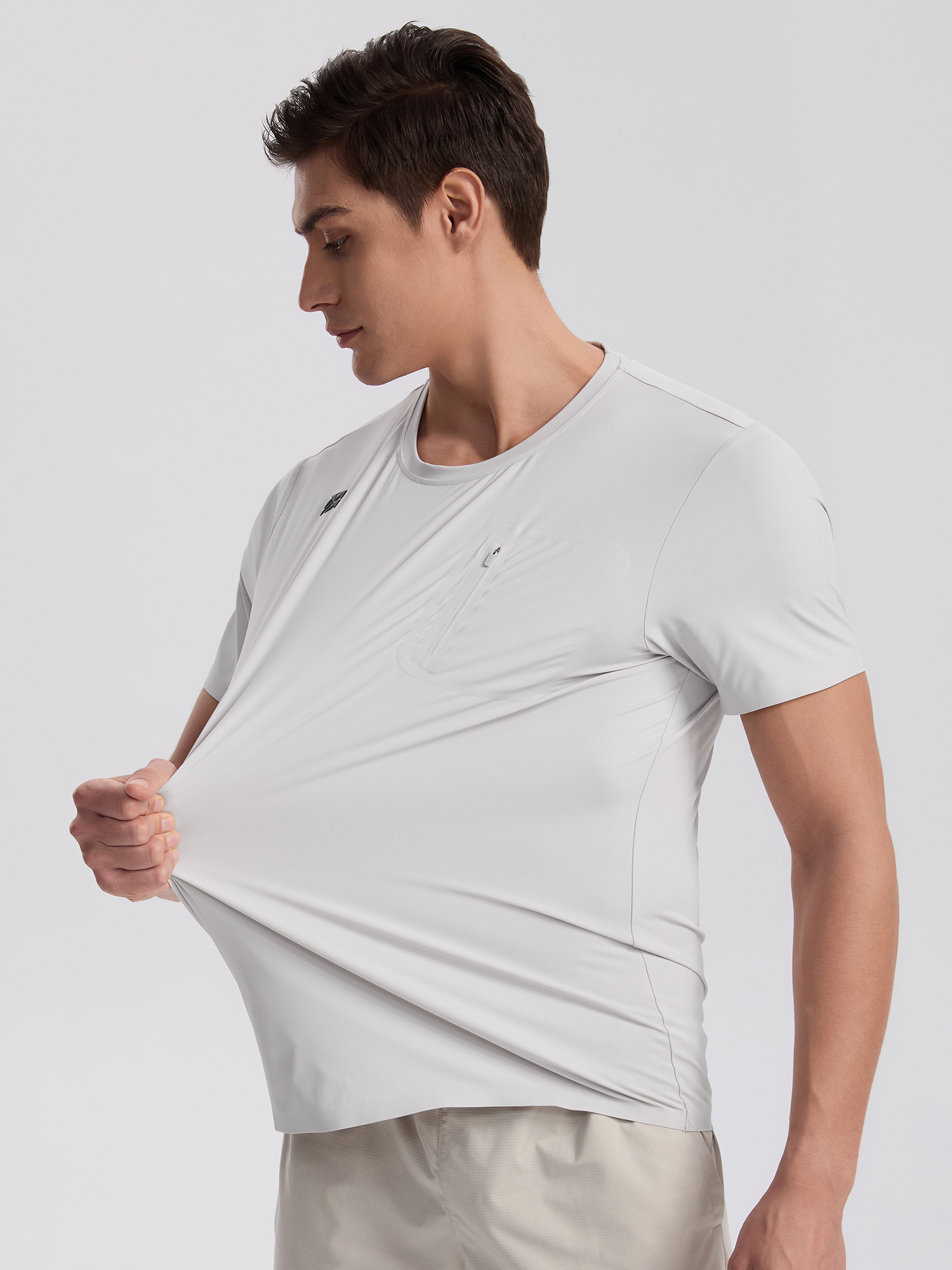 Senbwl Men's Ice Silk Seamless Padel T-Shirt