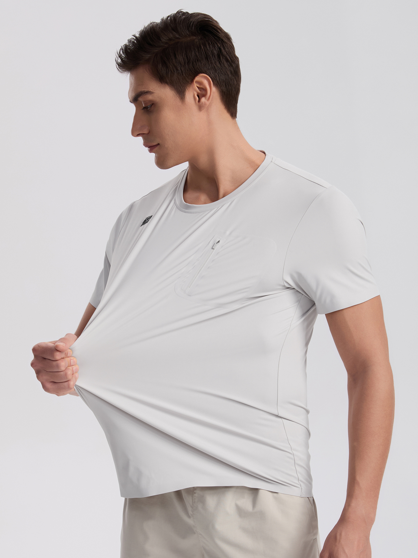 Senbwl Men's Ice Silk Seamless Padel T-Shirt