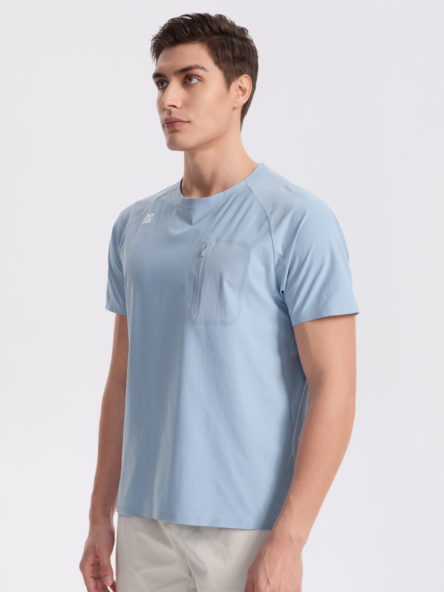 Senbwl Men's Cotton-Like Seamless Padel T-Shirt