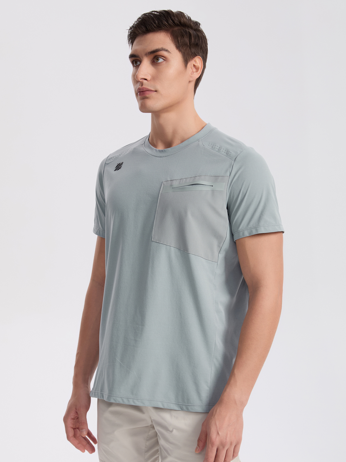 Senbwl Men's Cotton-Feel Padel T-Shirt Moisture-Wicking