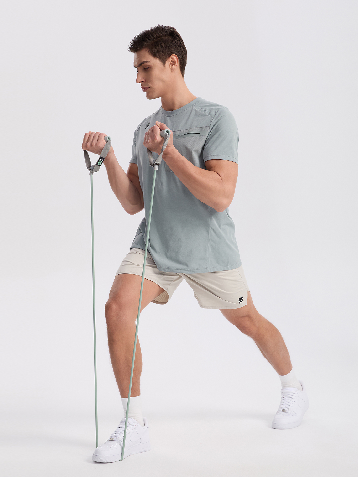 Senbwl Men's Cotton-Feel Padel T-Shirt Moisture-Wicking