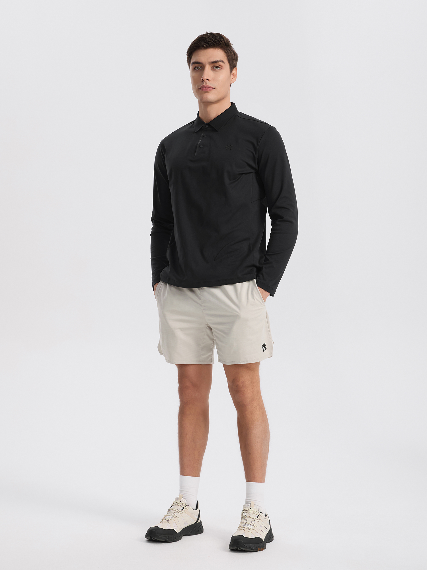 Senbwl Men's Long Sleeve Golf Polo Shirt