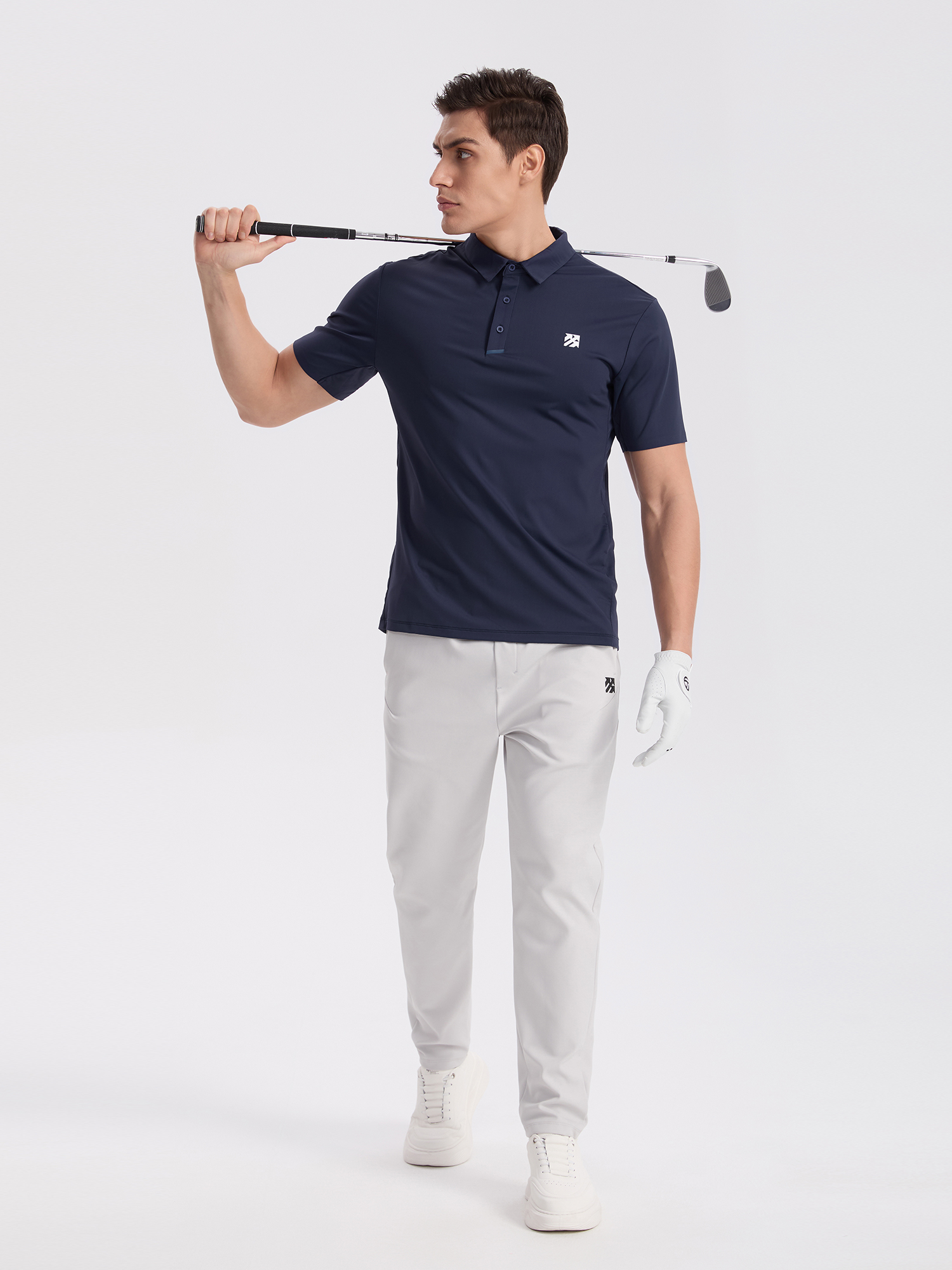 Senbwl Men's Ice Silk Golf Polo Shirts Moisture-Wicking