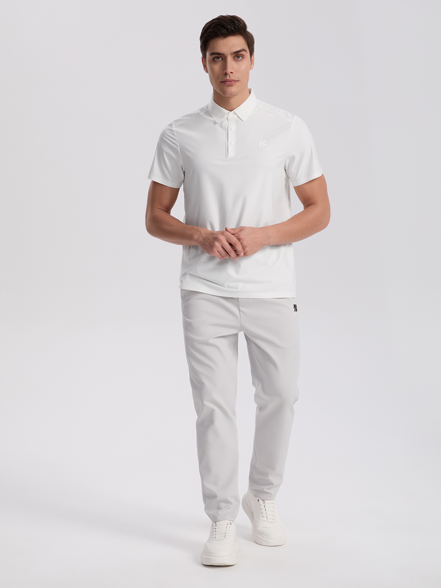 Senbwl Men's Ice Silk Seamless Polo Shirts