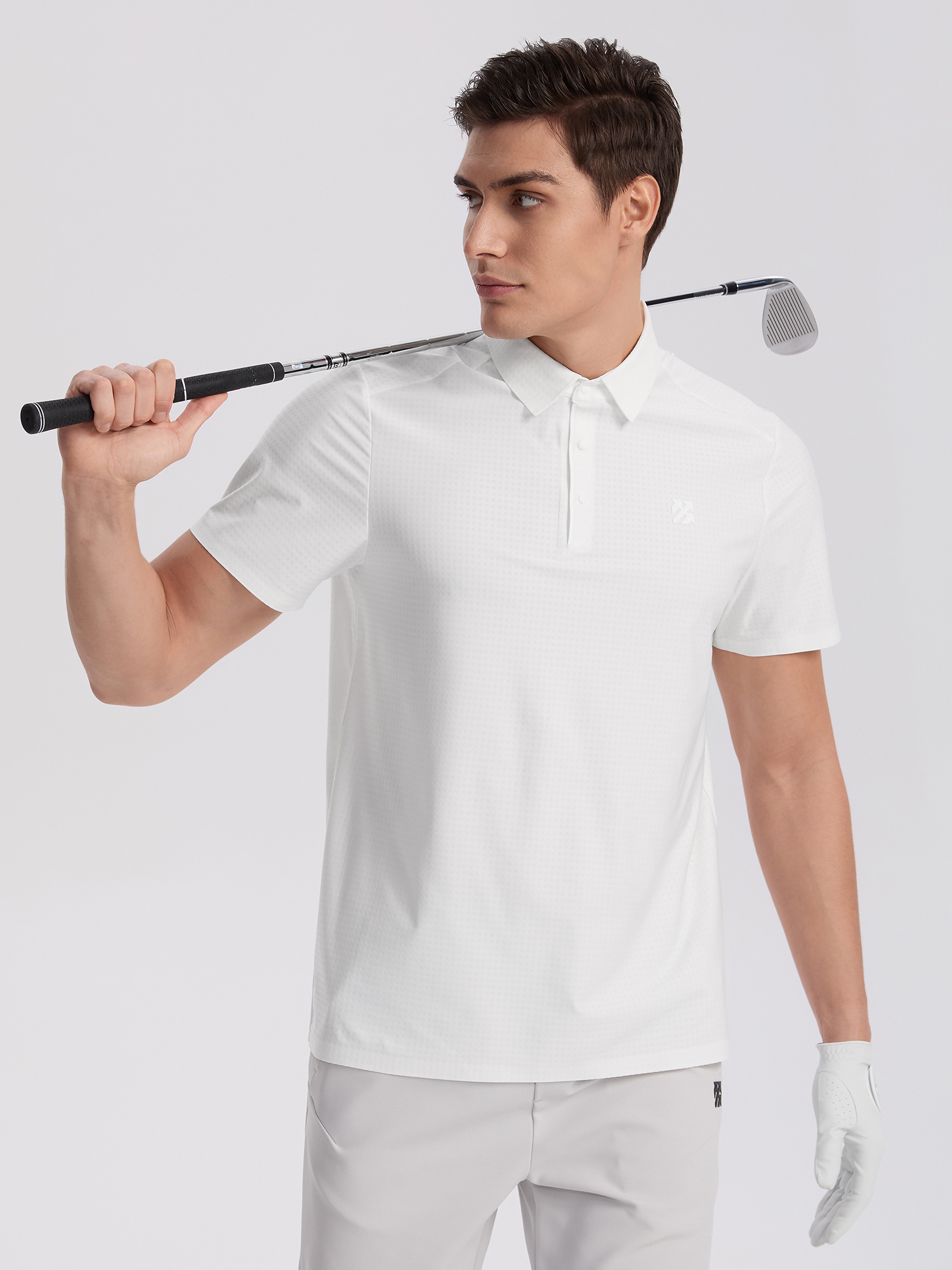 Senbwl Men's Ice Silk Seamless Polo Shirts
