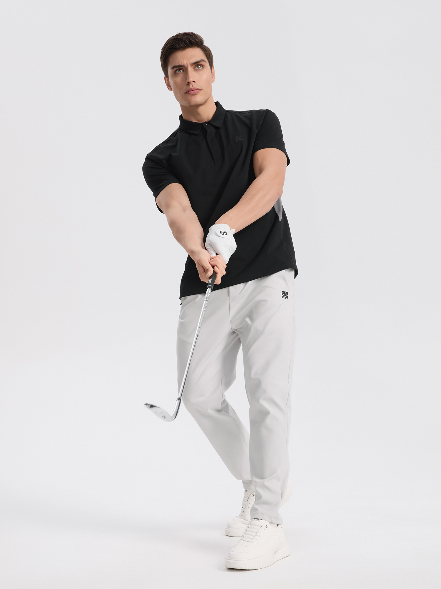 Senbwl Men's Pique Fabric Golf Polo Shirts