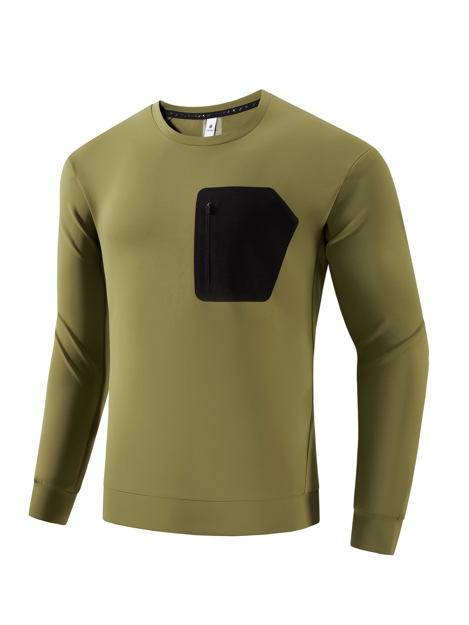 Senbwl Men's Moisture-Wicking Crewneck Sweatshirt