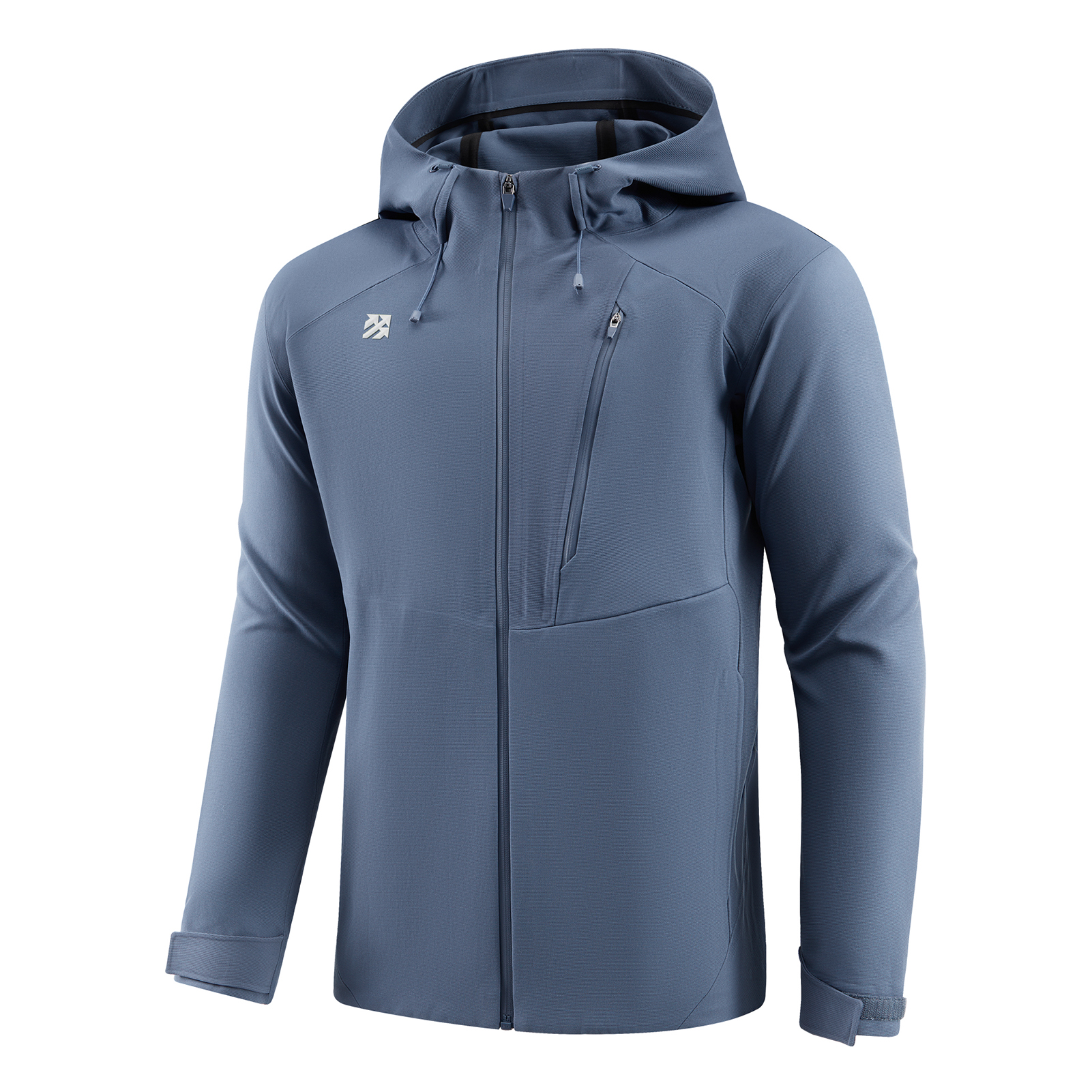 Senbwl Men's Zipper Up Hoodie High Stretch Jacket