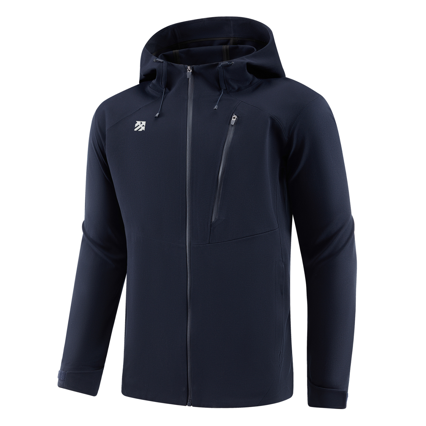 Senbwl Men's Zipper Up Hoodie High Stretch Jacket