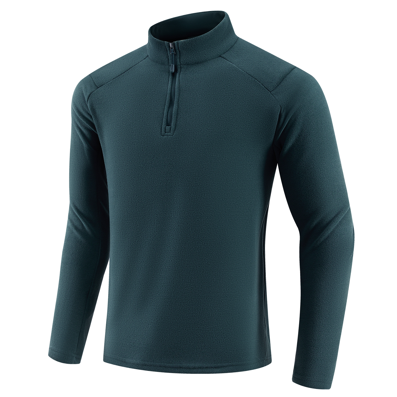 Senbwl Winter Men's Quarter Zip Premium Fleece Pullover Mid-layer