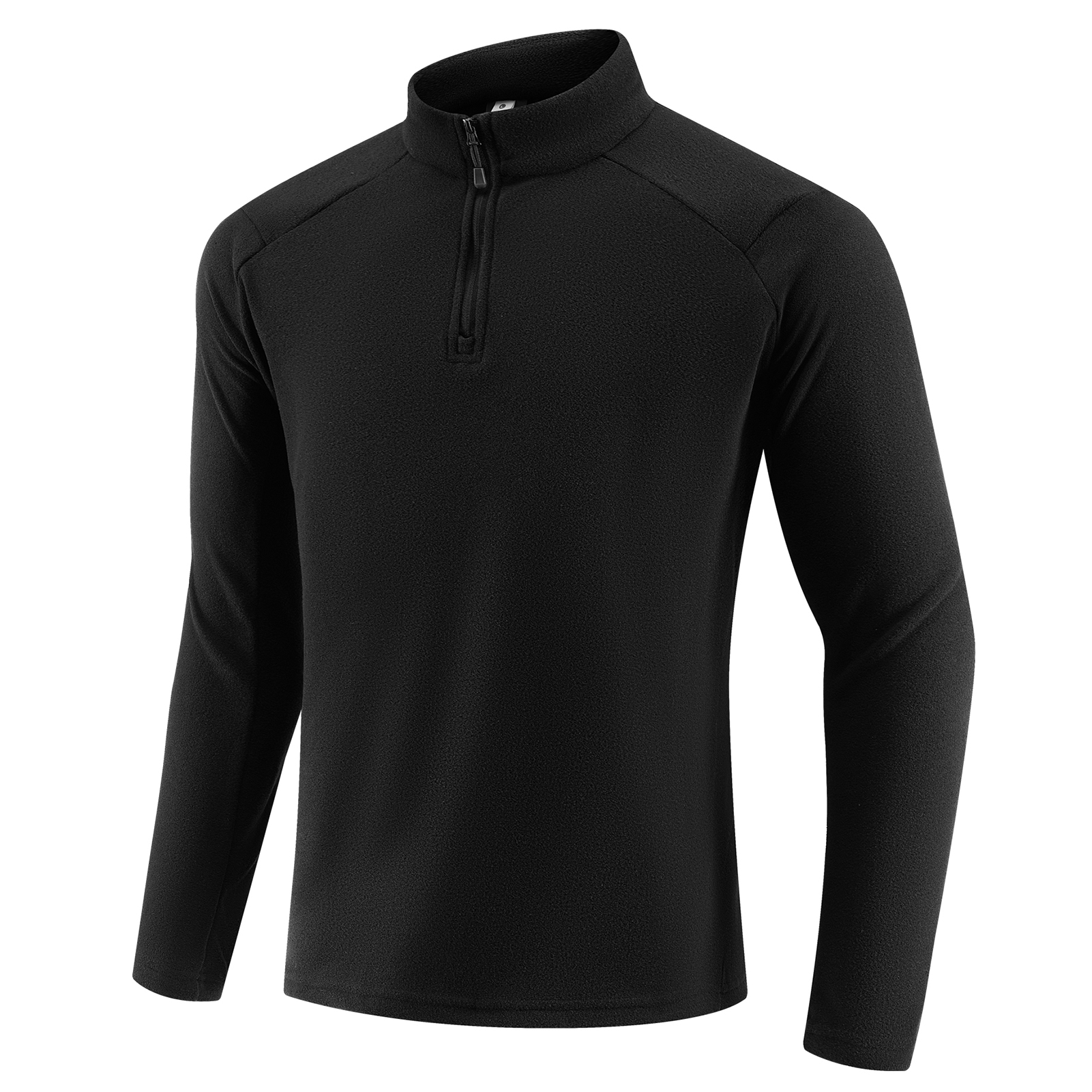 Senbwl Winter Men's Quarter Zip Premium Fleece Pullover Mid-layer