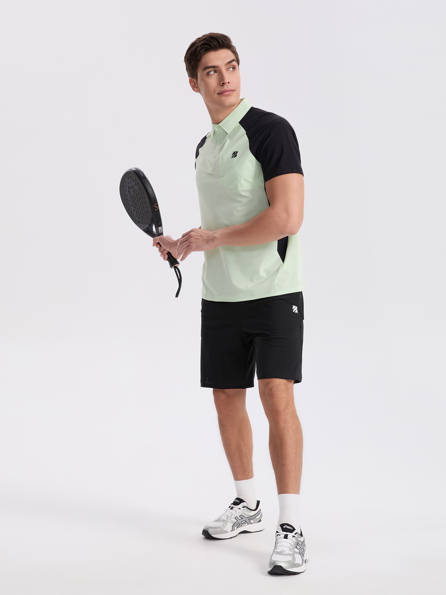 Senbwl Men's Ice Silk Performance Polo Shirts Moisture-Wicking