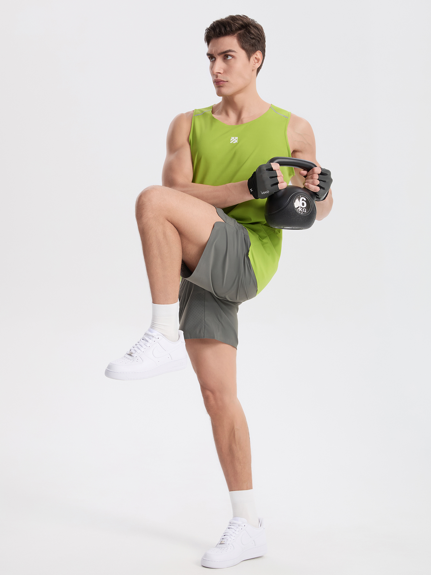 Senbwl Men's Seamless Tank Top Moisture-Wicking Sleeveless T-Shirts