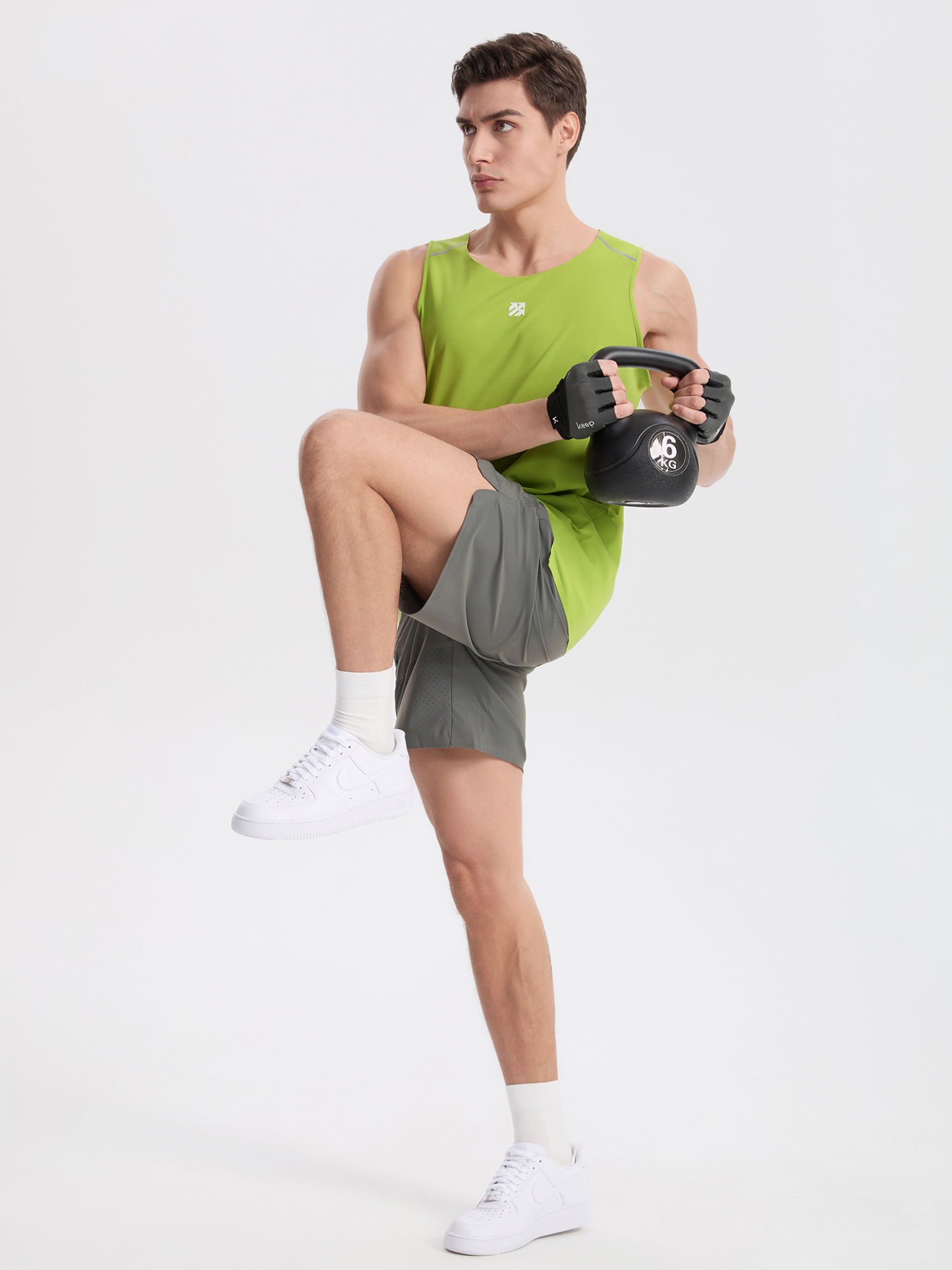Senbwl Men's Seamless Tank Top Moisture-Wicking Sleeveless T-Shirts