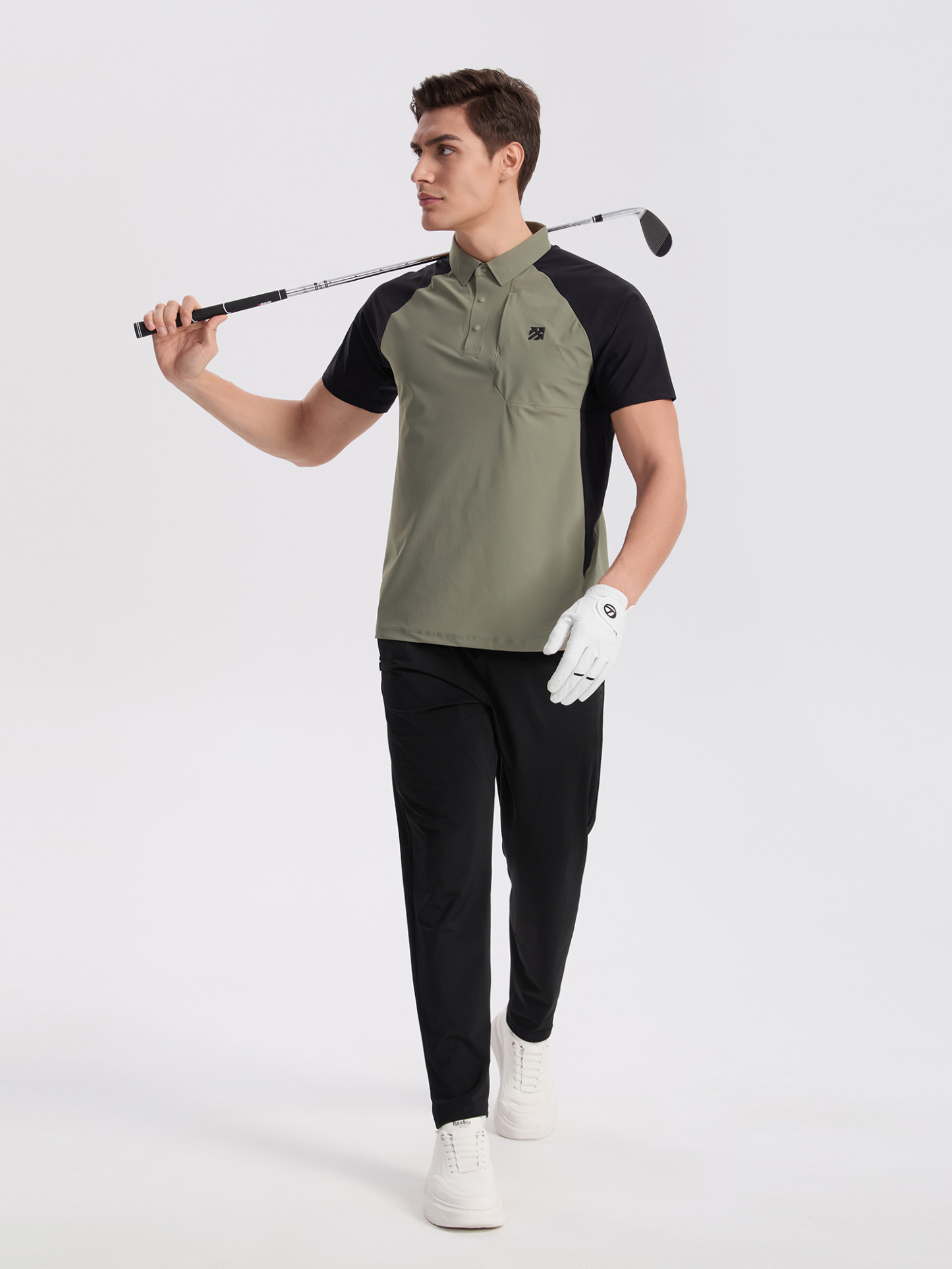 Senbwl Men's Ice Silk Performance Polo Shirts Moisture-Wicking