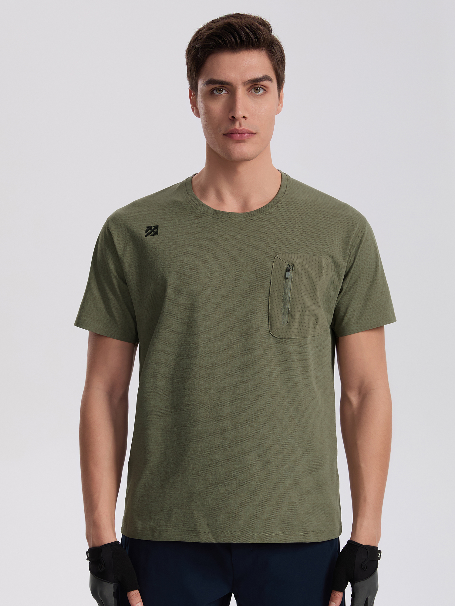 Senbwl Men's Moisture-Wicking Seamless Padel T-Shirt